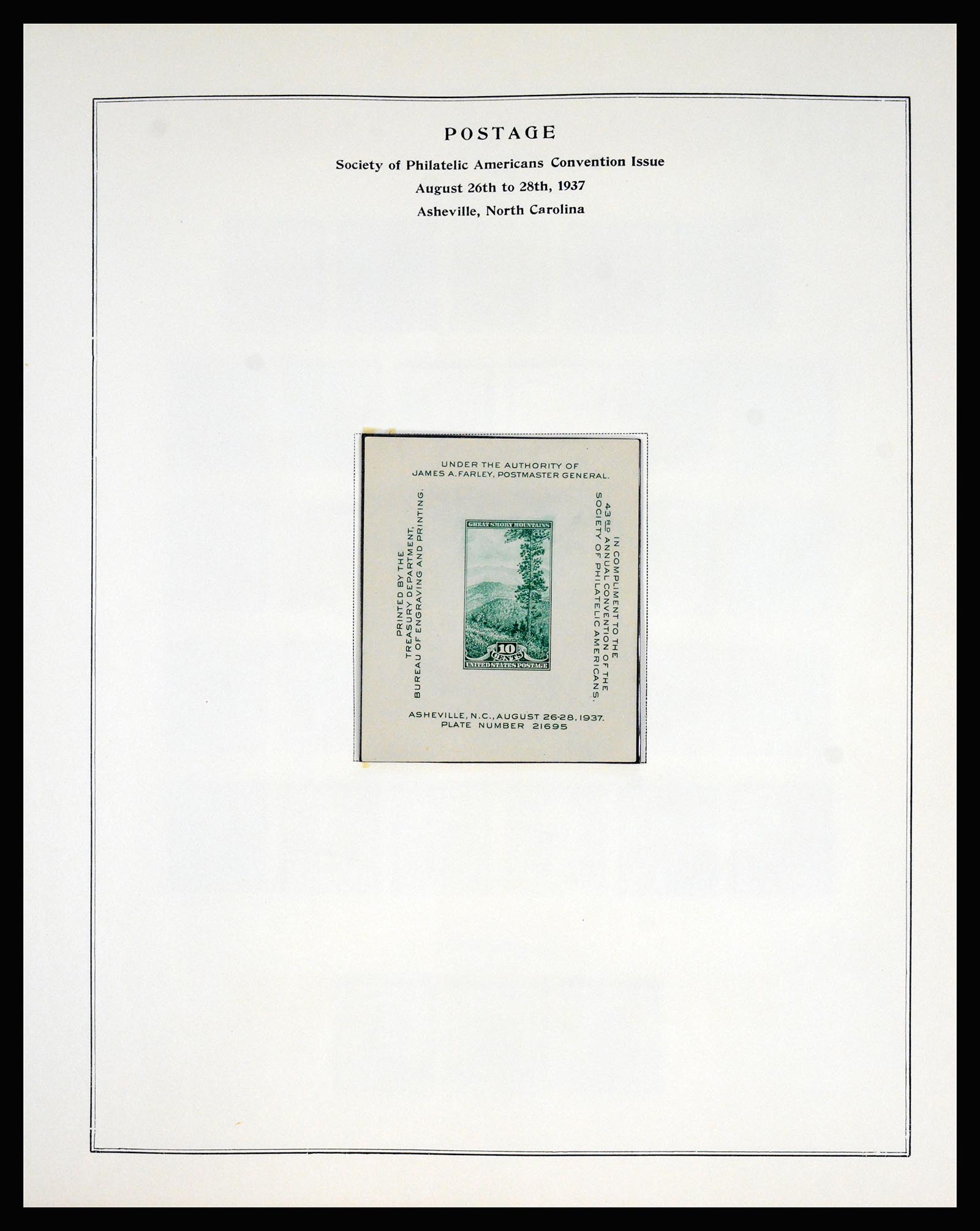 37181 051 - Postzegelverzameling 37181 USA 1861-1970.
