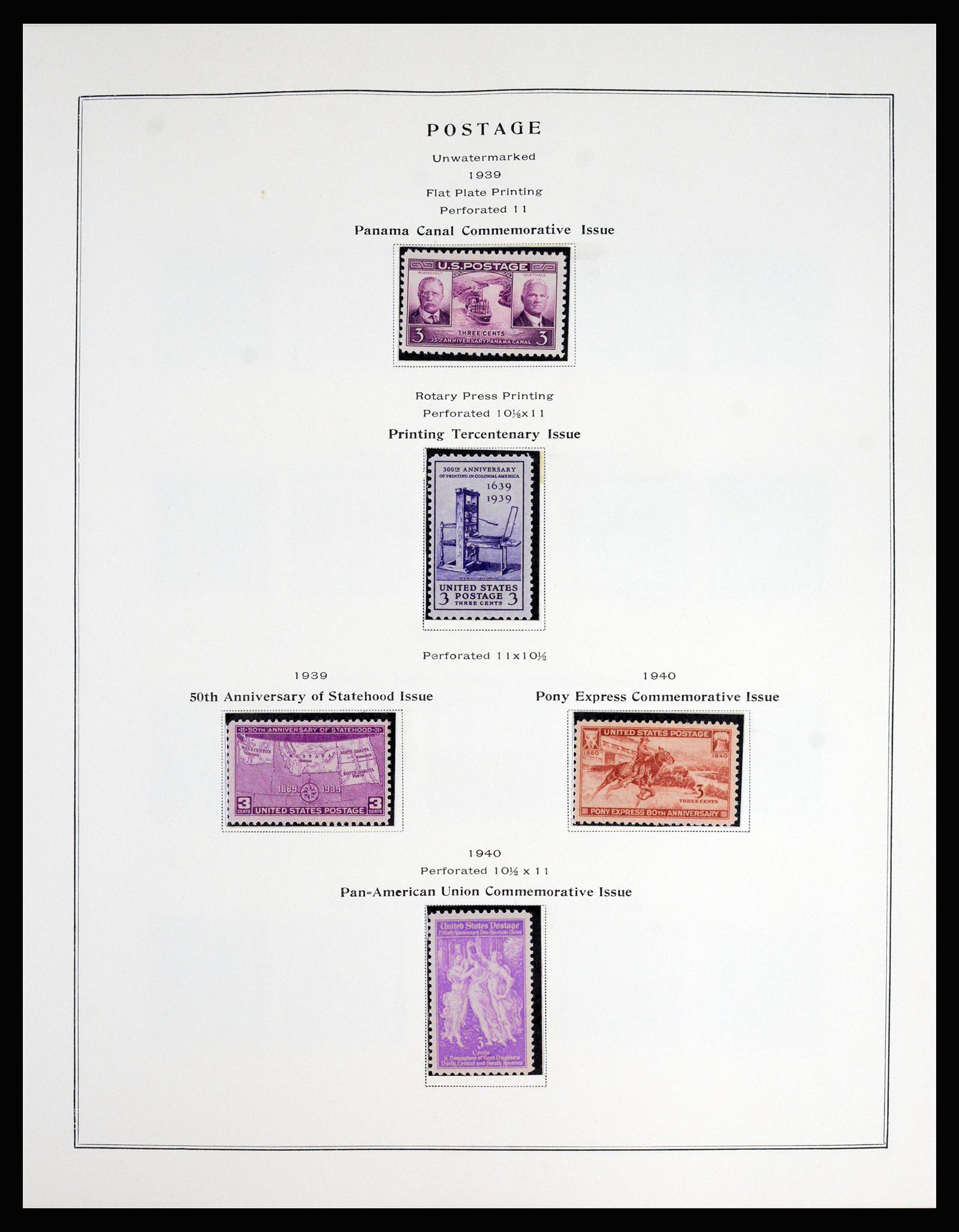 37181 059 - Postzegelverzameling 37181 USA 1861-1970.