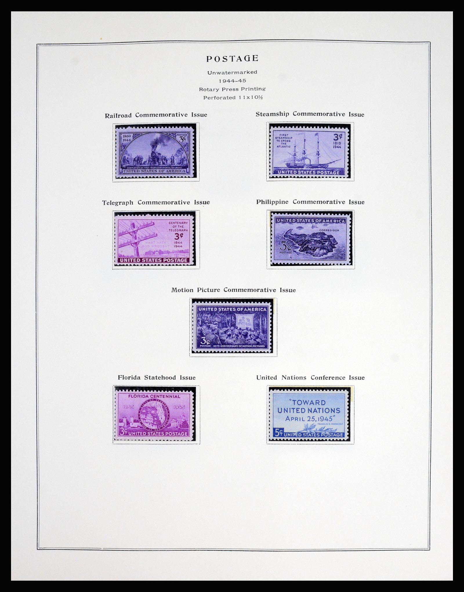 37181 065 - Postzegelverzameling 37181 USA 1861-1970.