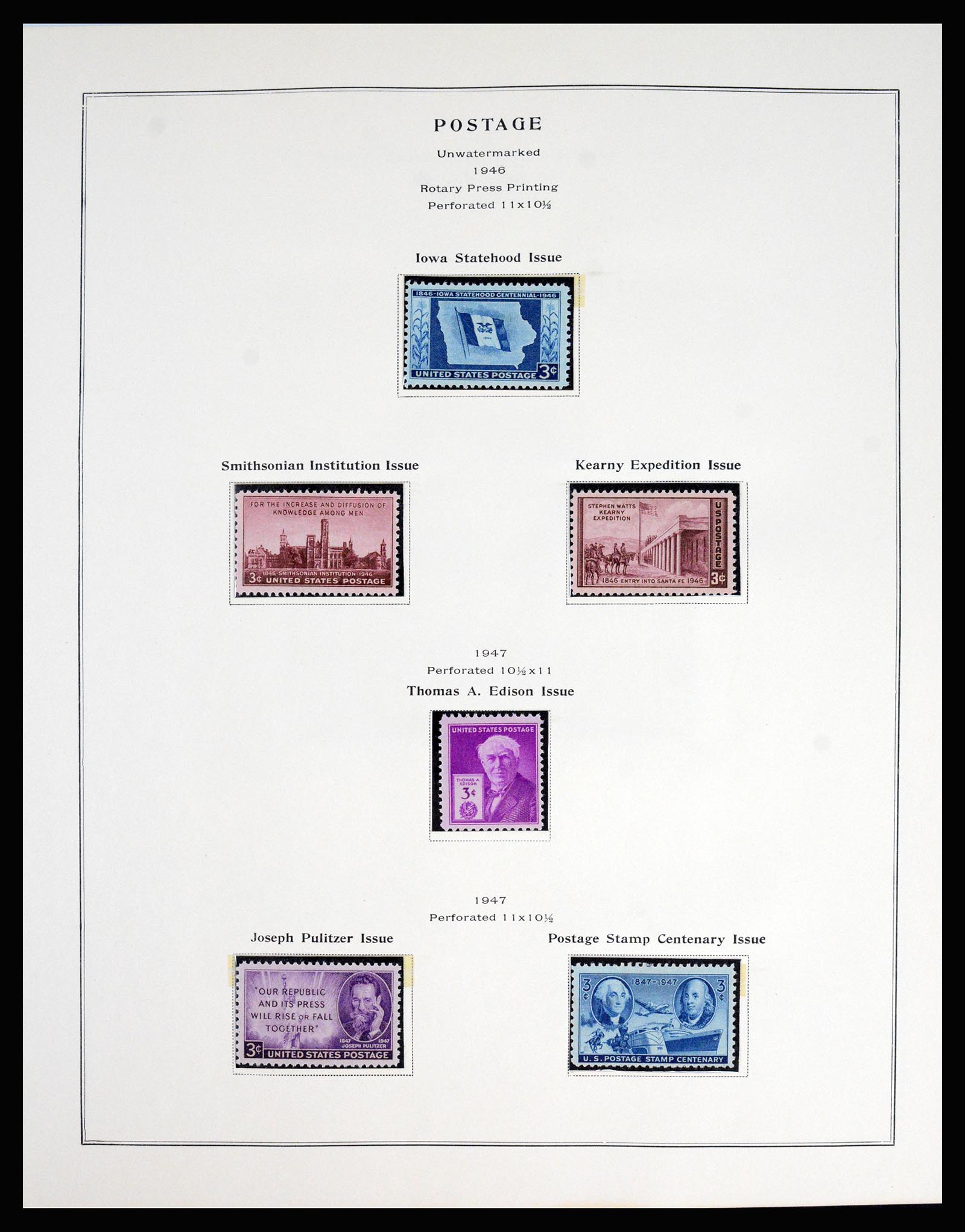 37181 068 - Postzegelverzameling 37181 USA 1861-1970.