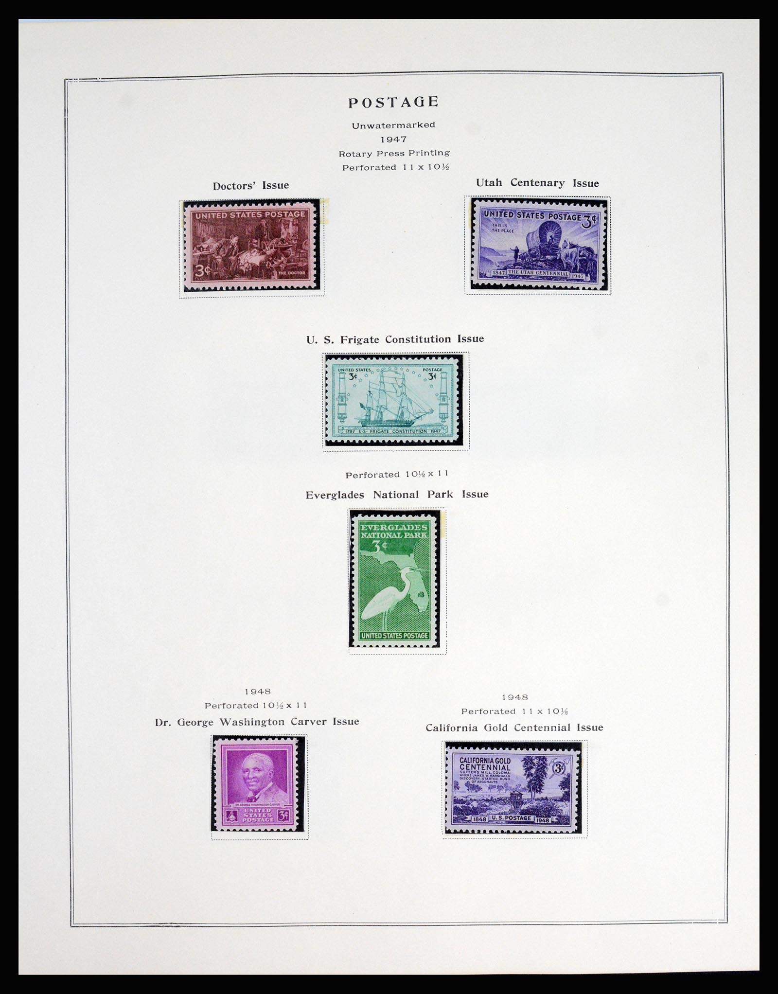 37181 070 - Postzegelverzameling 37181 USA 1861-1970.
