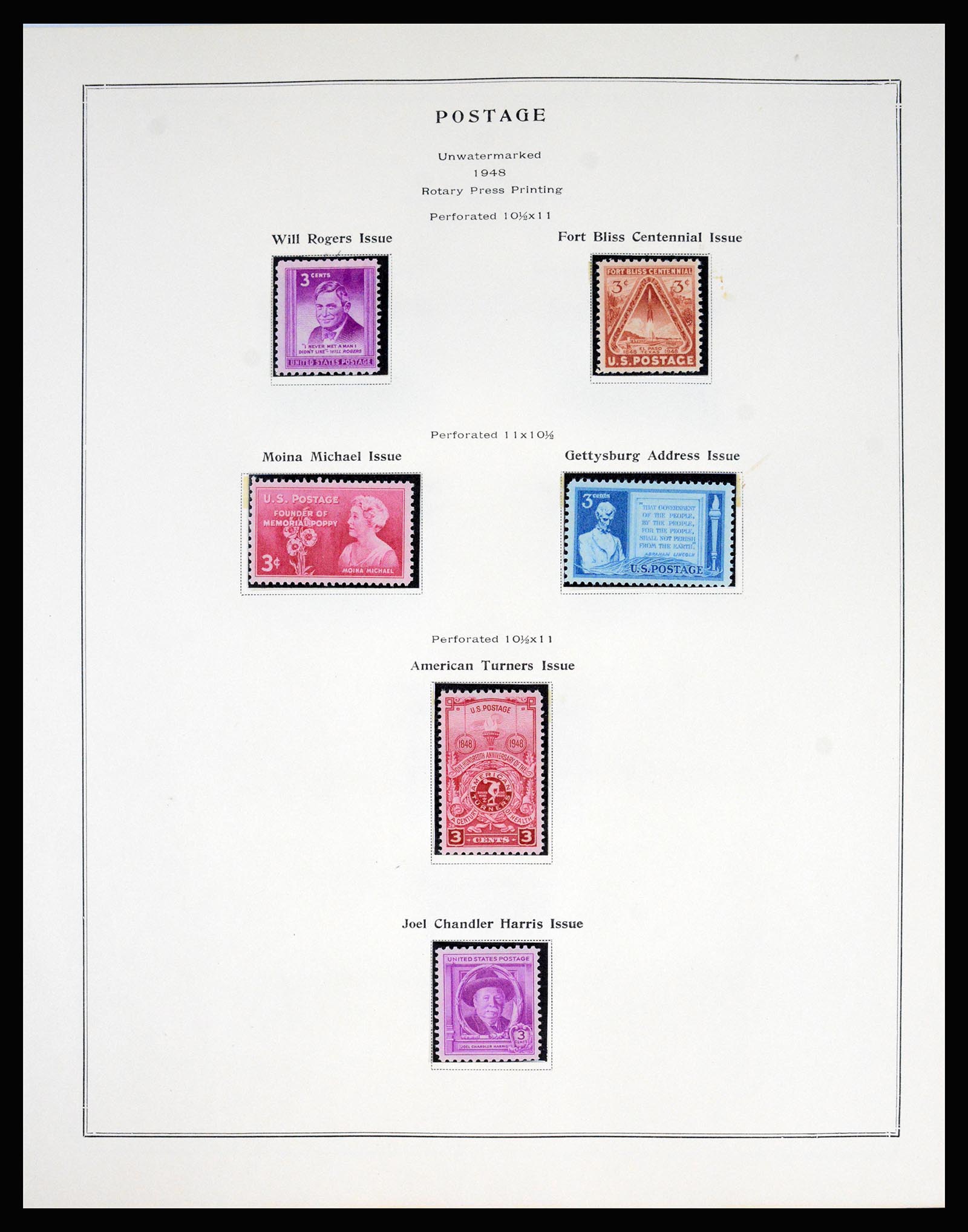 37181 074 - Postzegelverzameling 37181 USA 1861-1970.