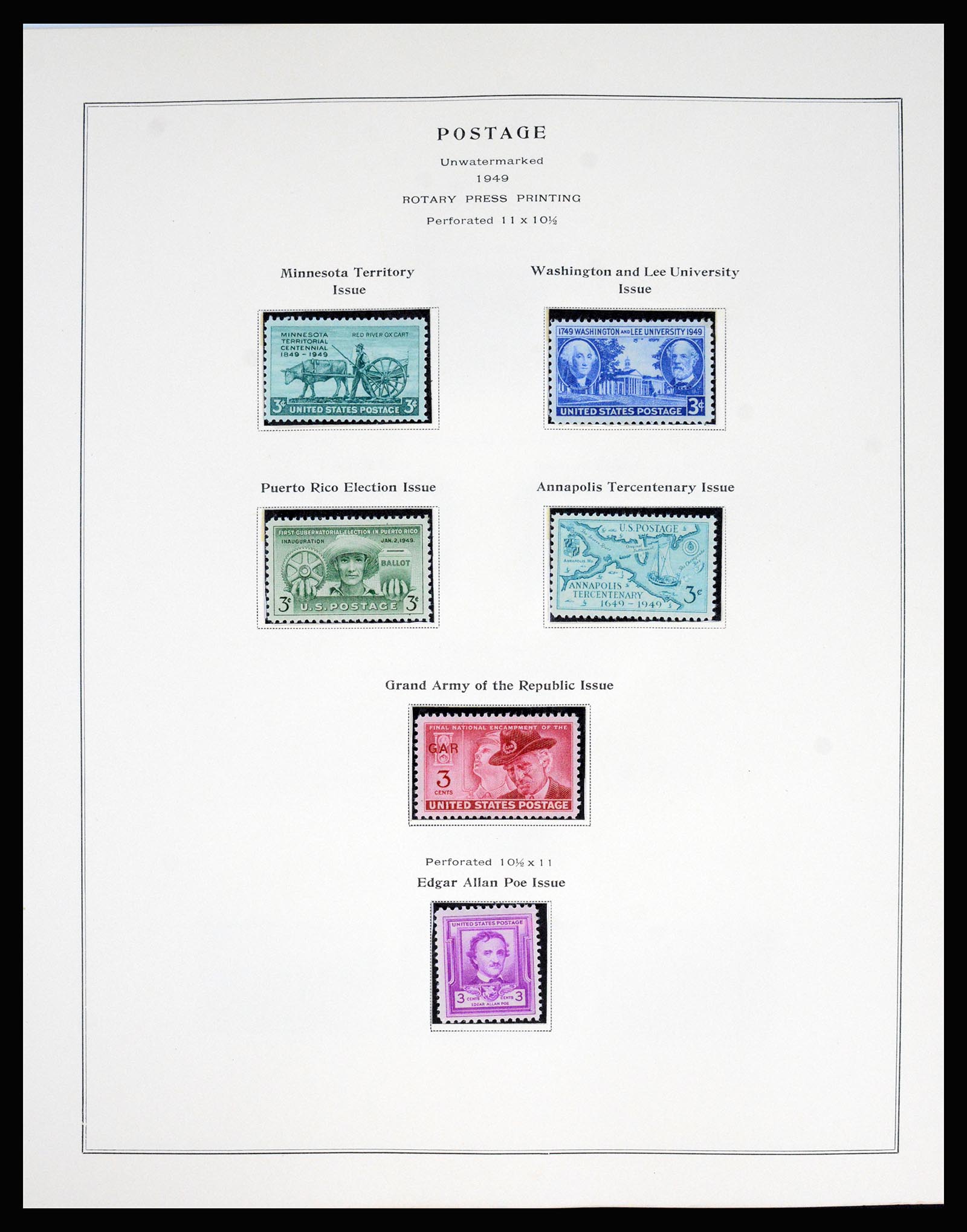 37181 075 - Postzegelverzameling 37181 USA 1861-1970.