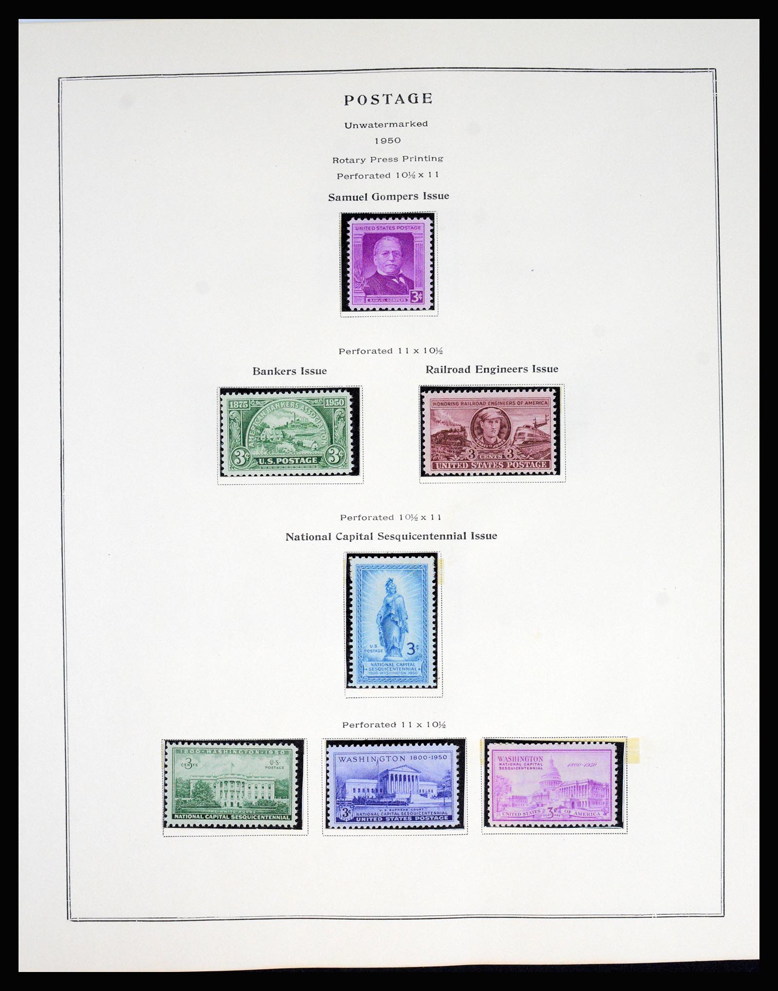 37181 076 - Postzegelverzameling 37181 USA 1861-1970.