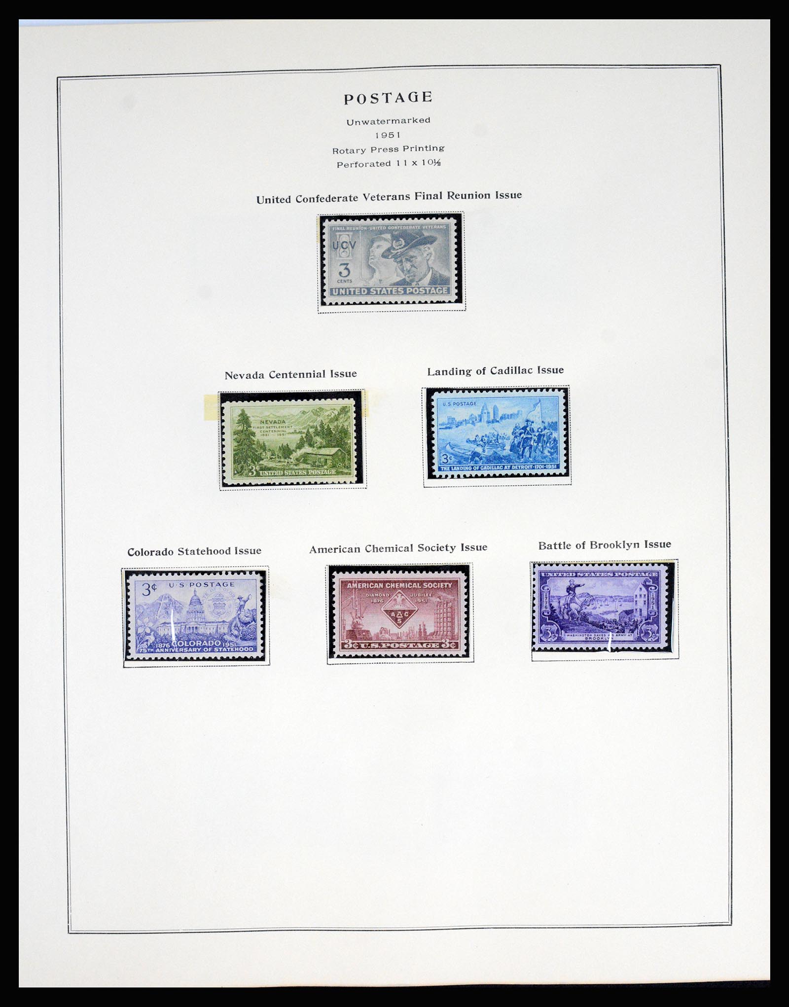 37181 078 - Postzegelverzameling 37181 USA 1861-1970.