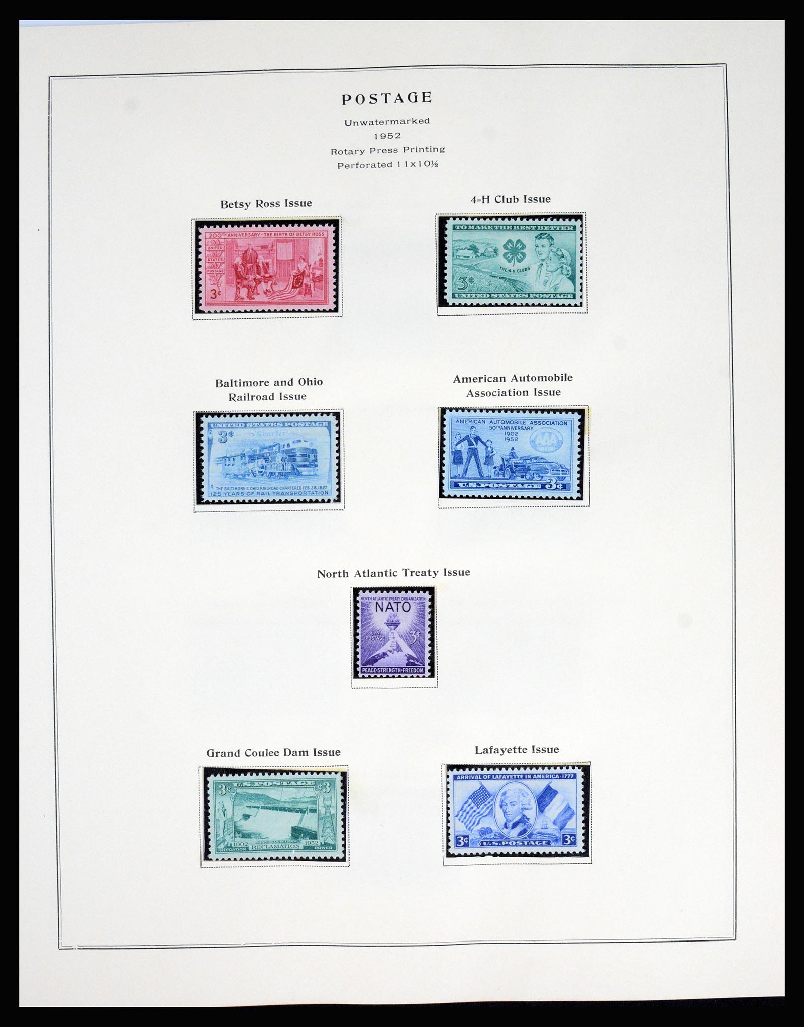 37181 079 - Postzegelverzameling 37181 USA 1861-1970.