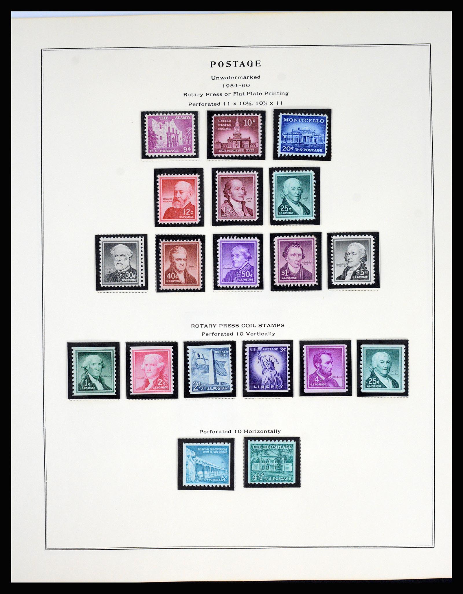 37181 084 - Postzegelverzameling 37181 USA 1861-1970.