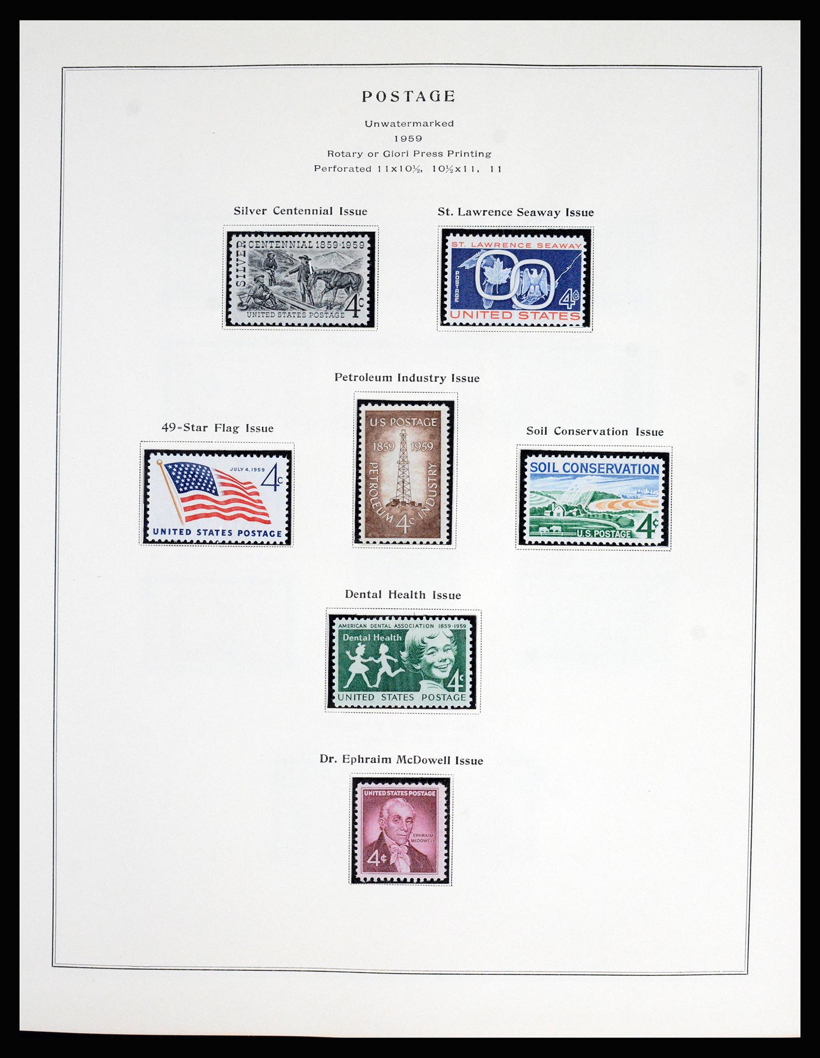 37181 098 - Postzegelverzameling 37181 USA 1861-1970.