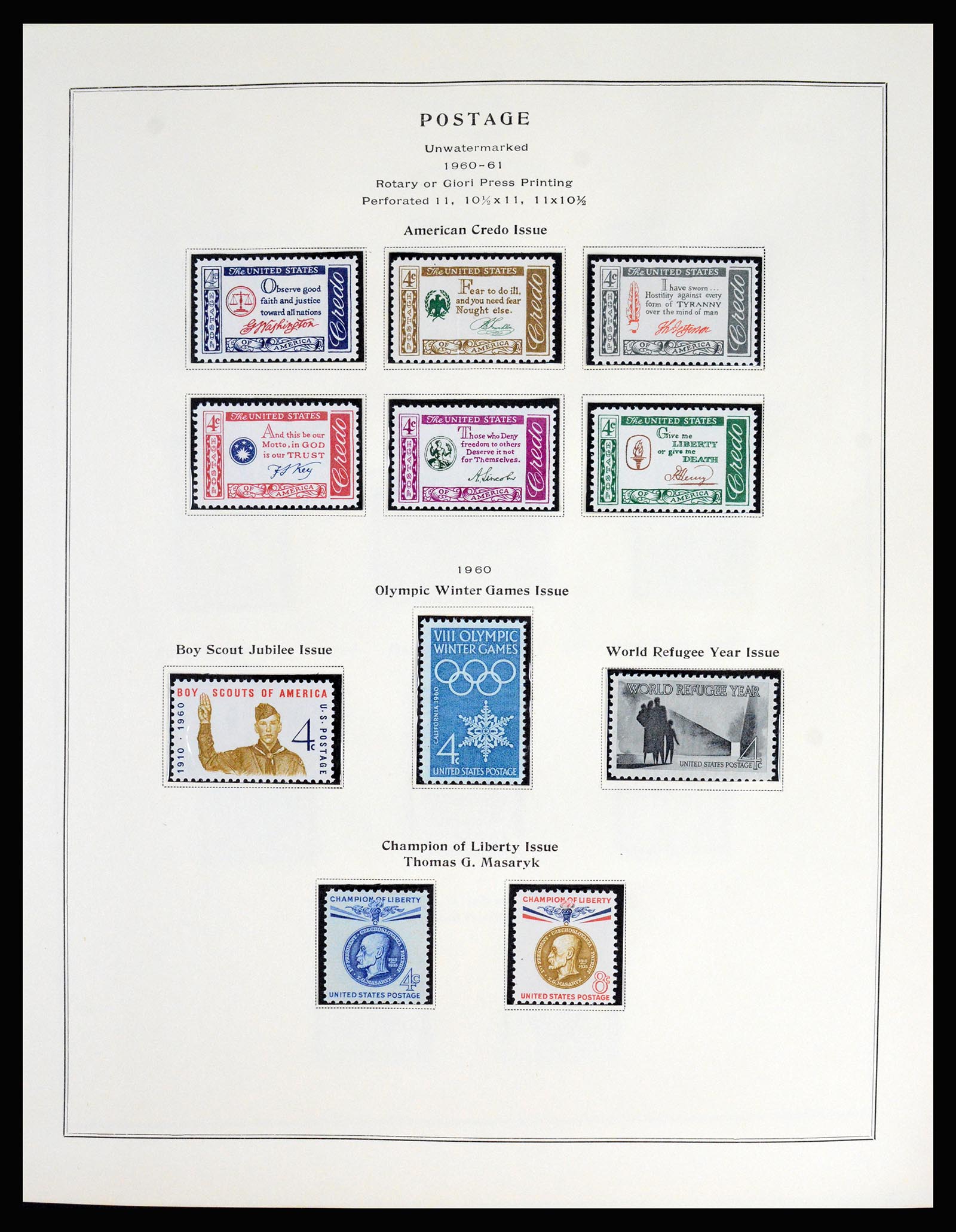 37181 099 - Postzegelverzameling 37181 USA 1861-1970.