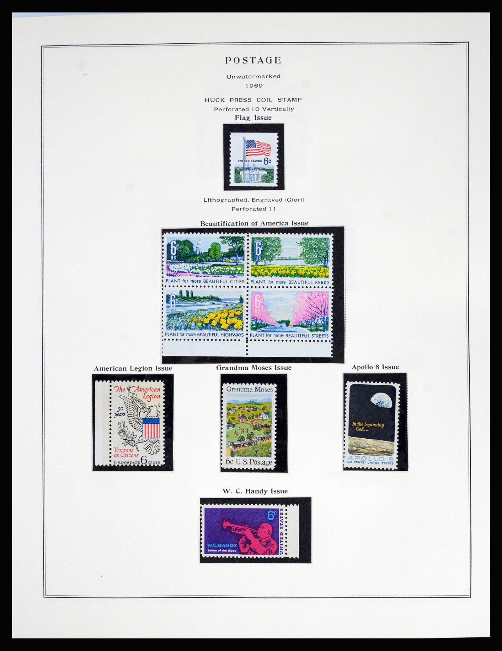 37181 124 - Postzegelverzameling 37181 USA 1861-1970.