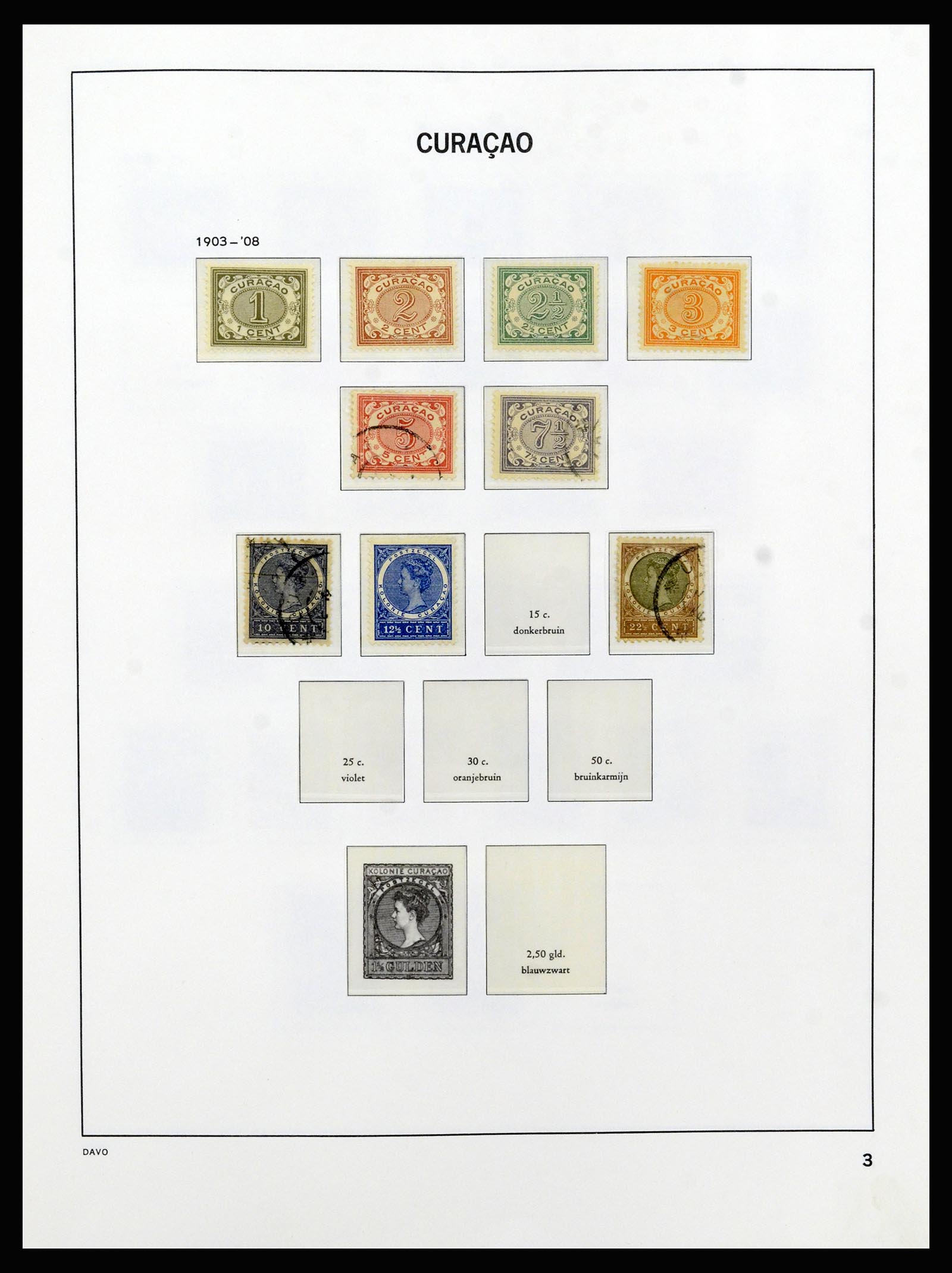 37182 003 - Postzegelverzameling 37182 Curaçao en Nederlandse Antillen 1873-2010.