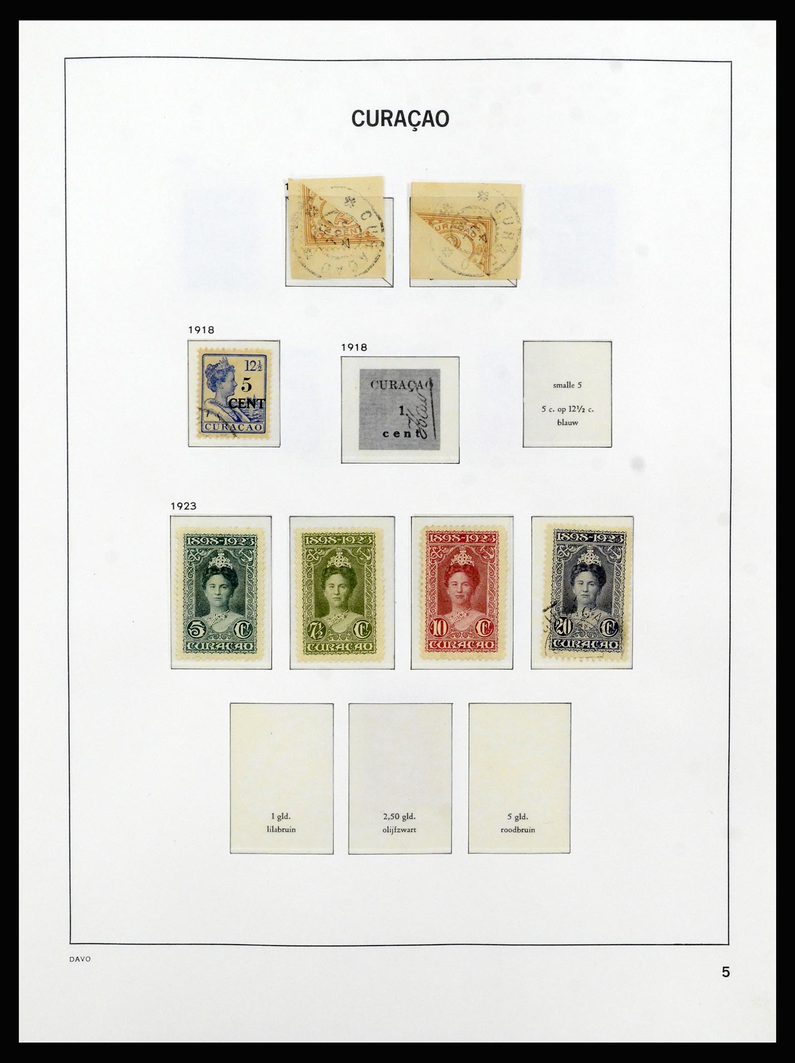 37182 005 - Postzegelverzameling 37182 Curaçao en Nederlandse Antillen 1873-2010.