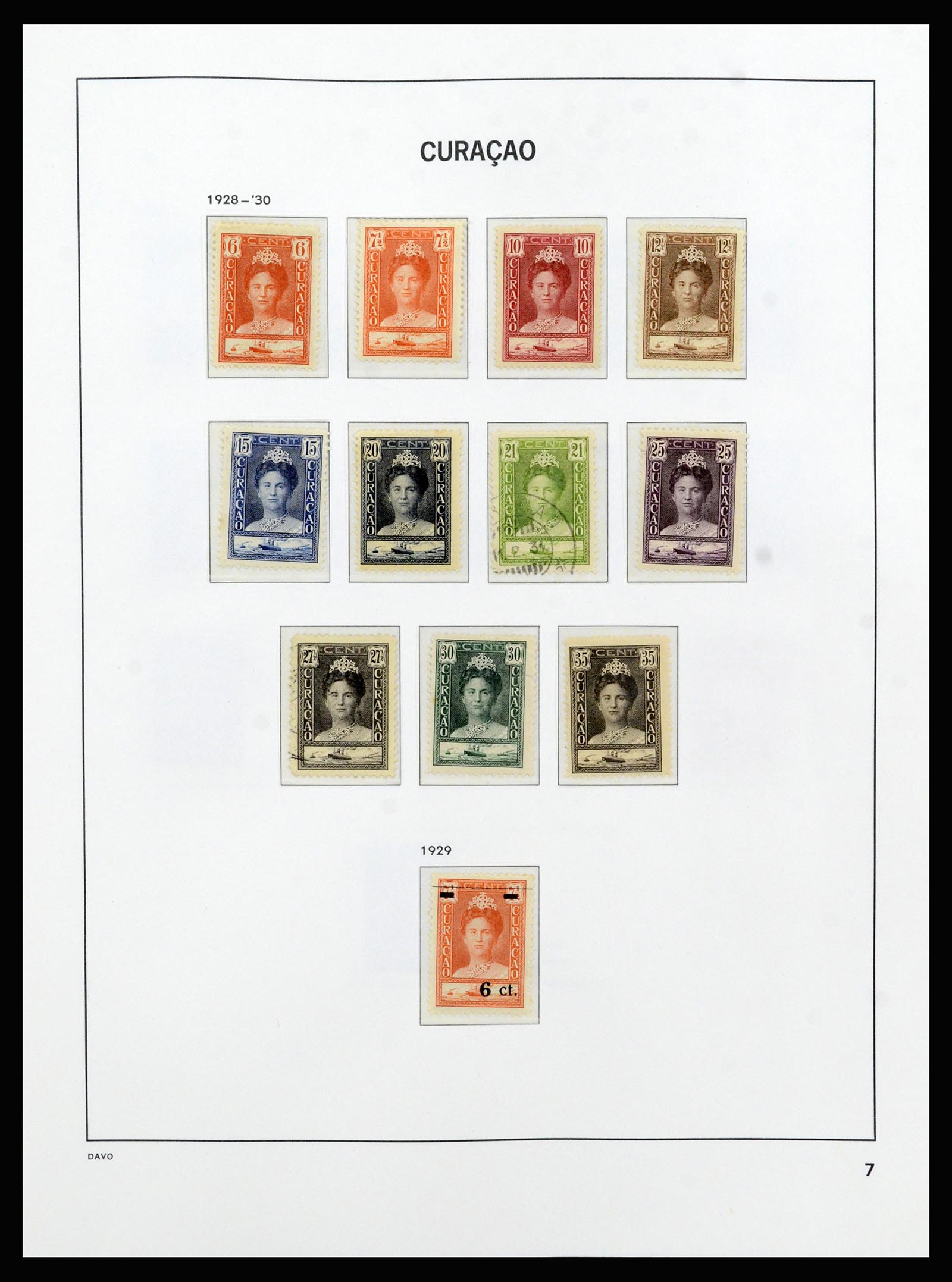 37182 007 - Postzegelverzameling 37182 Curaçao en Nederlandse Antillen 1873-2010.