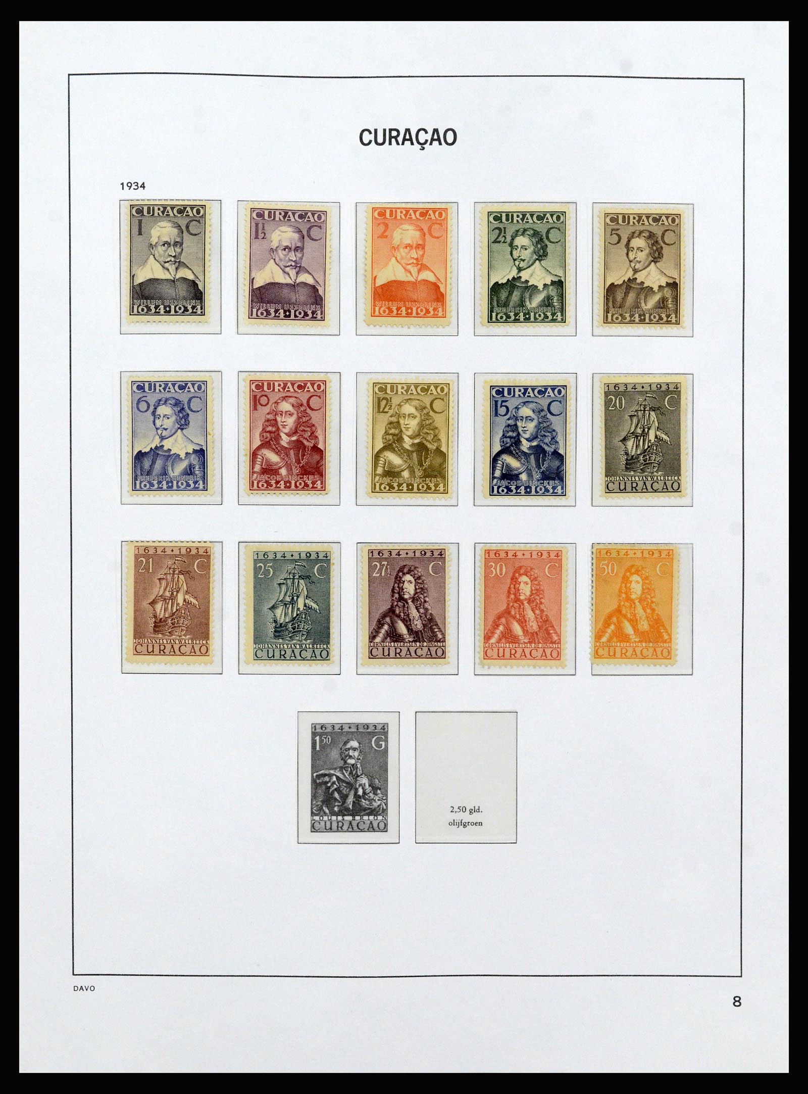 37182 008 - Postzegelverzameling 37182 Curaçao en Nederlandse Antillen 1873-2010.