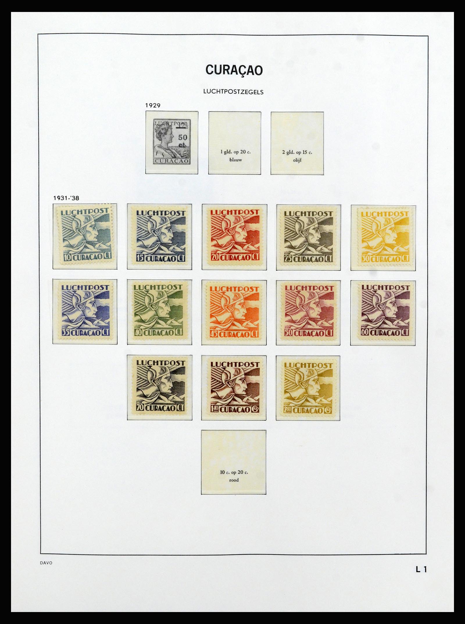 37182 015 - Postzegelverzameling 37182 Curaçao en Nederlandse Antillen 1873-2010.