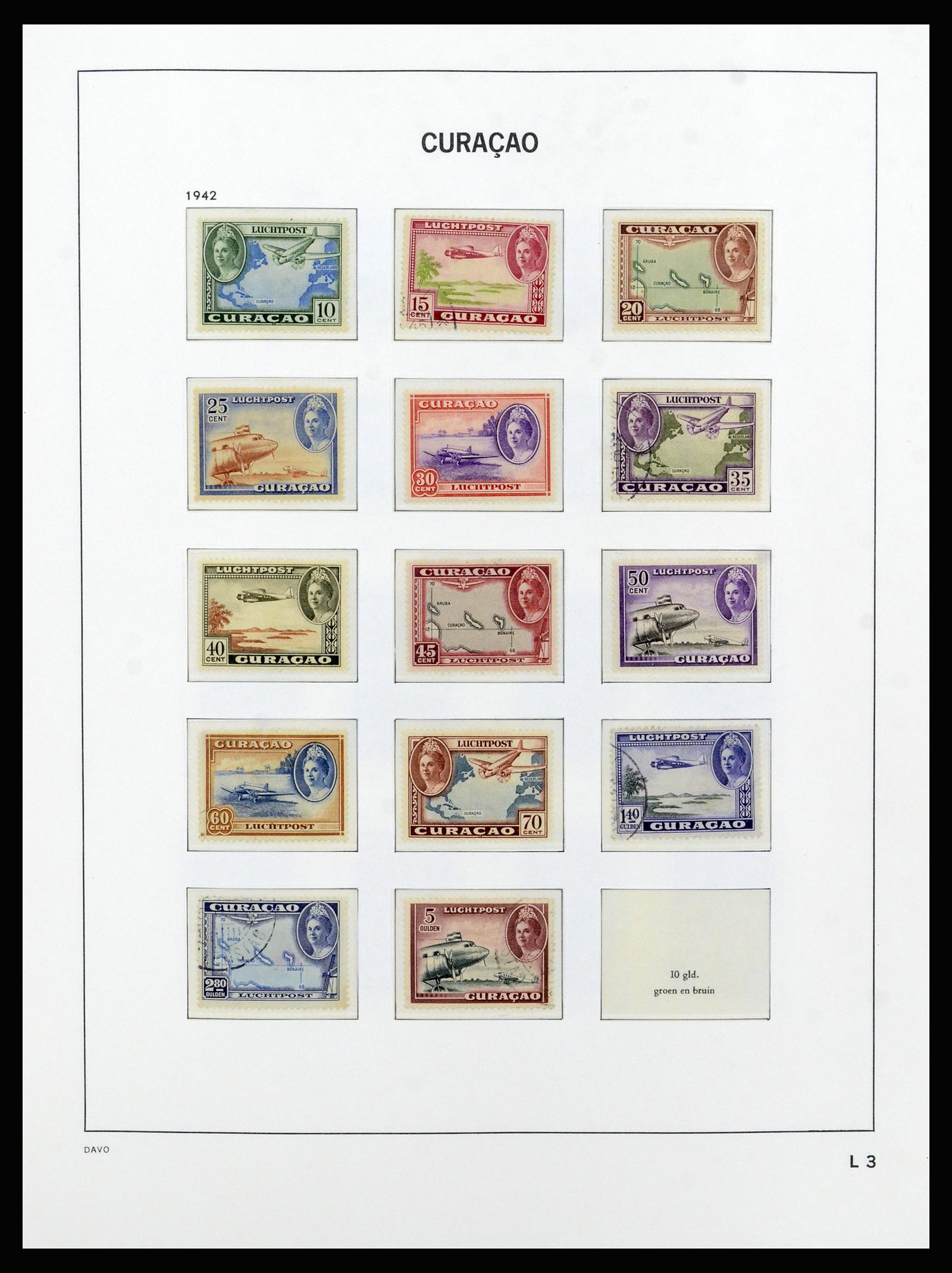 37182 016 - Postzegelverzameling 37182 Curaçao en Nederlandse Antillen 1873-2010.