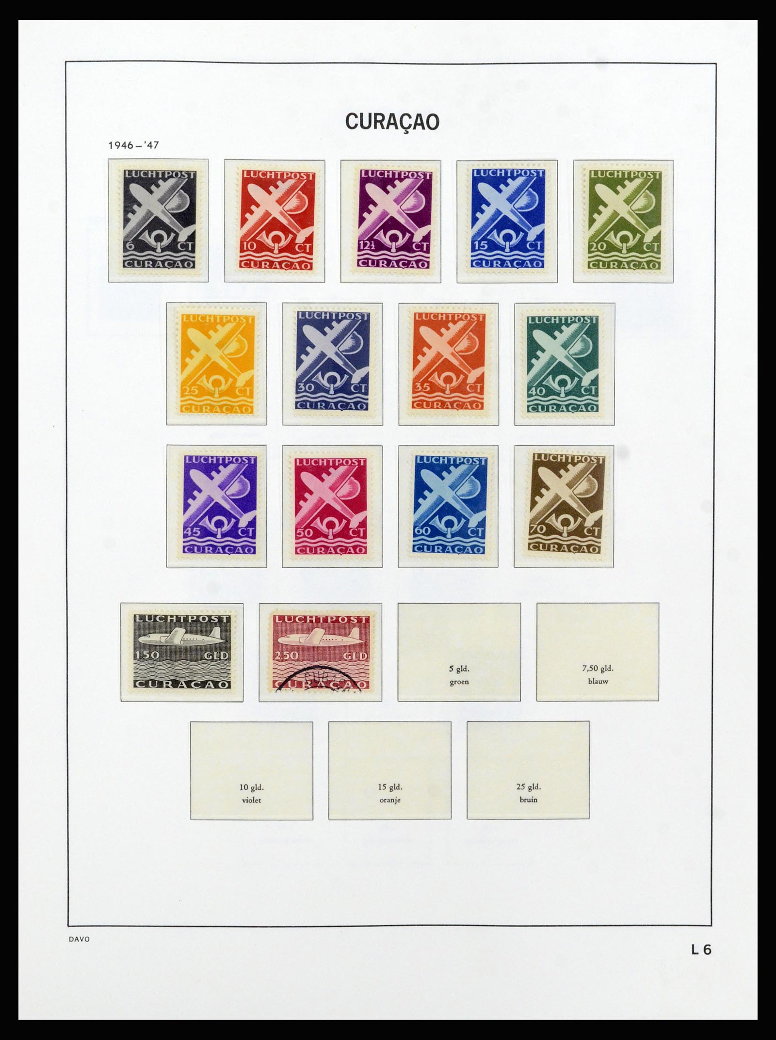 37182 019 - Postzegelverzameling 37182 Curaçao en Nederlandse Antillen 1873-2010.