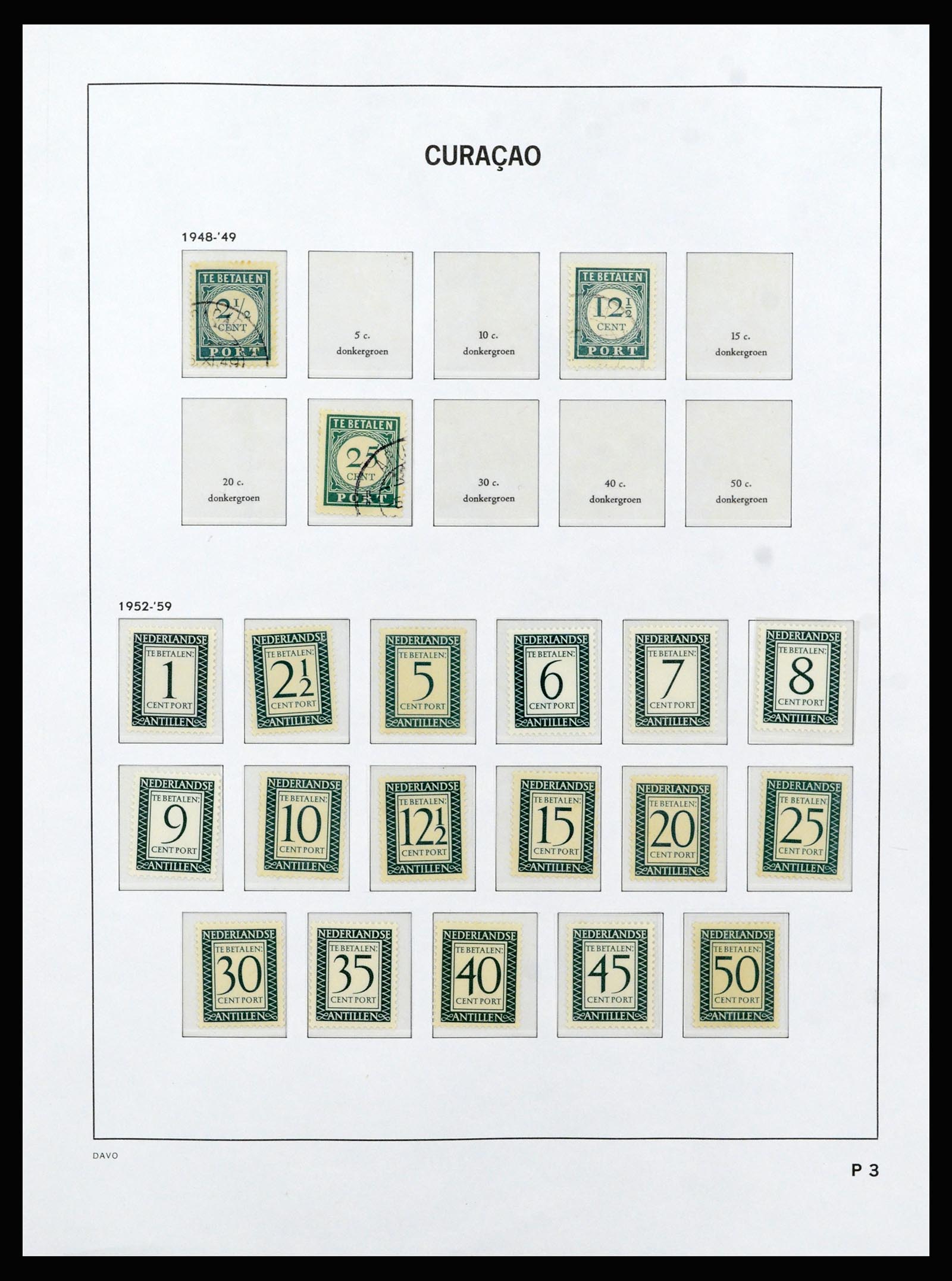 37182 022 - Postzegelverzameling 37182 Curaçao en Nederlandse Antillen 1873-2010.