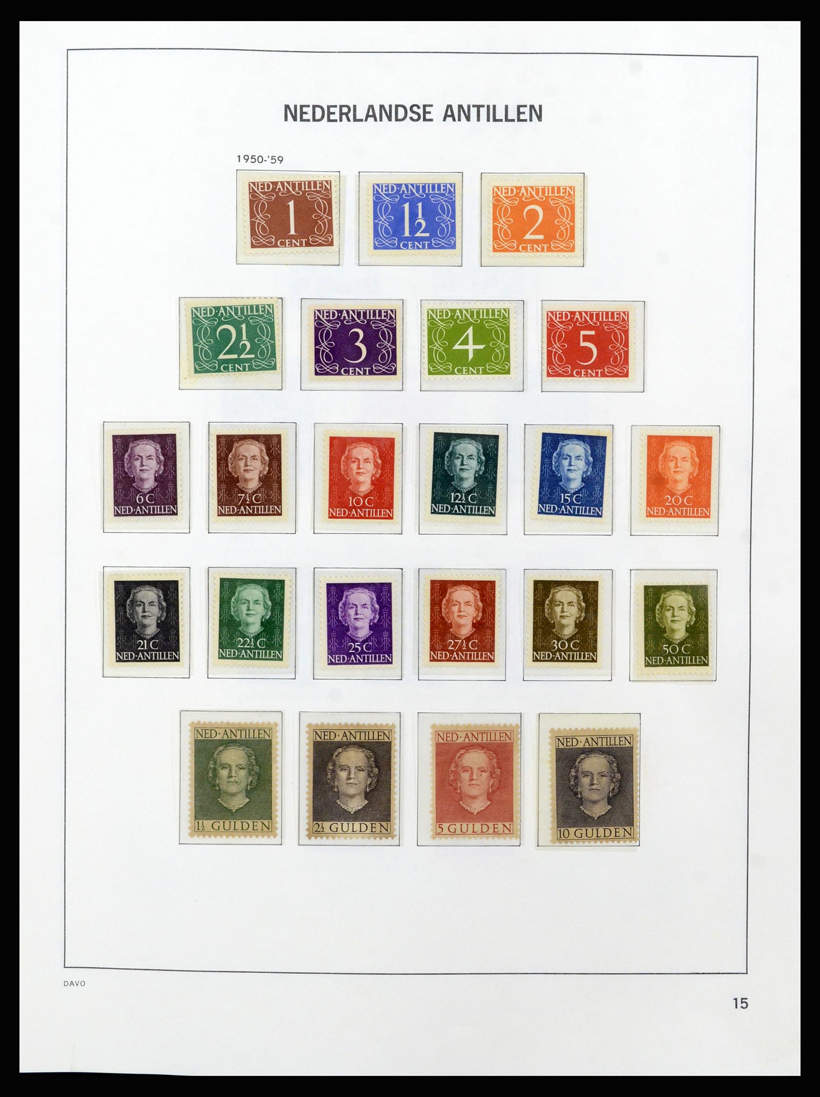 37182 023 - Postzegelverzameling 37182 Curaçao en Nederlandse Antillen 1873-2010.