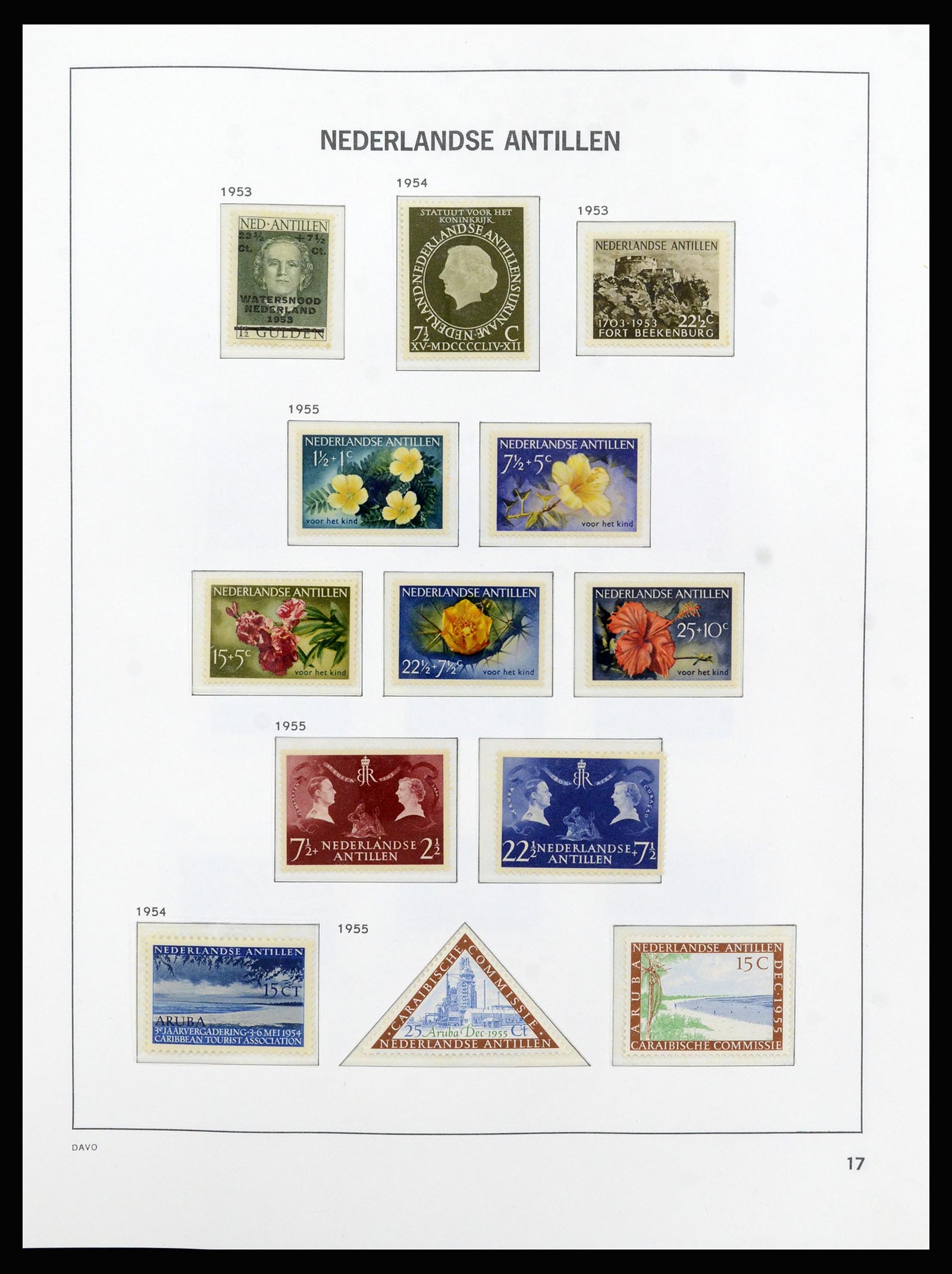 37182 025 - Postzegelverzameling 37182 Curaçao en Nederlandse Antillen 1873-2010.