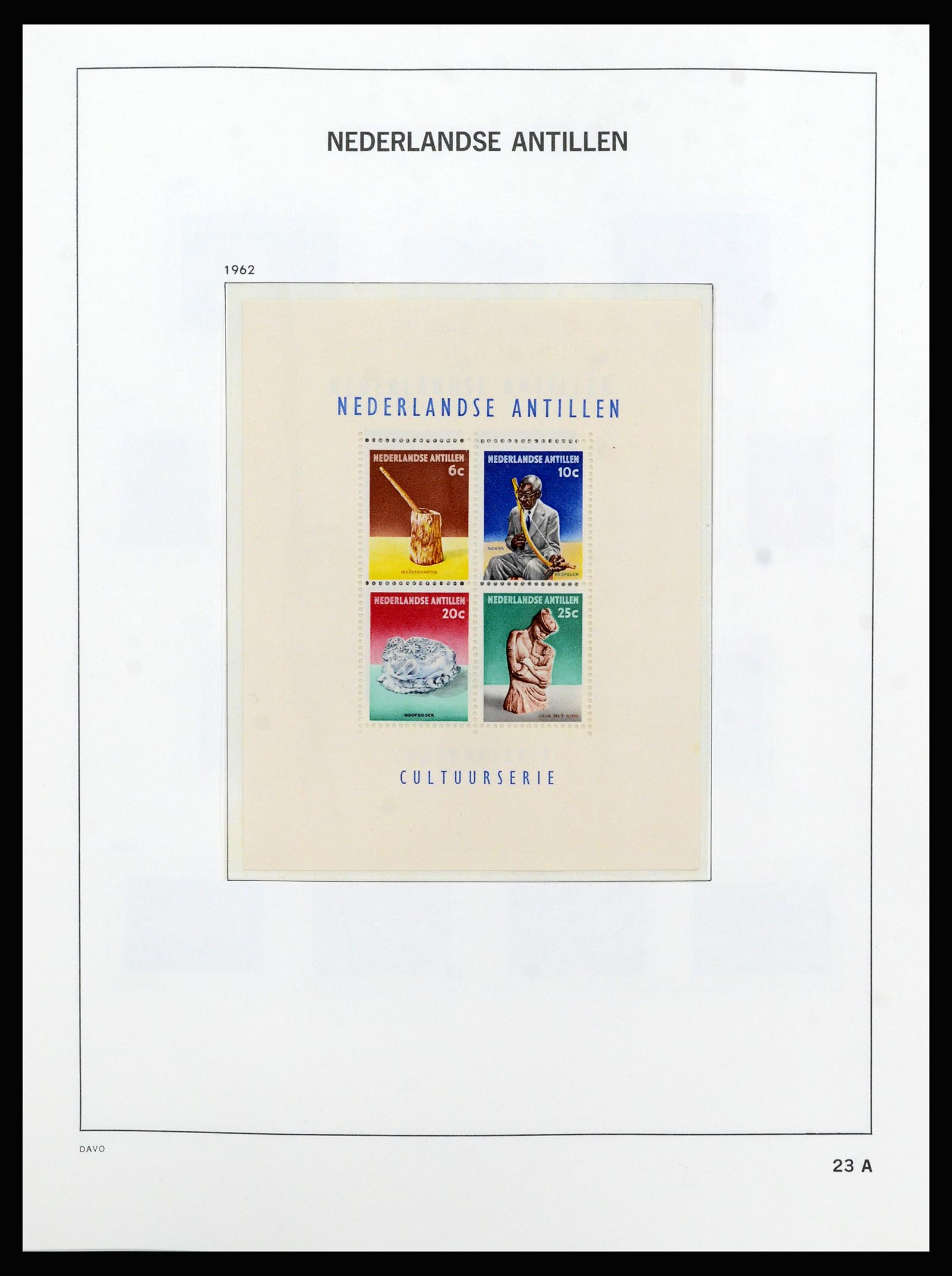 37182 032 - Postzegelverzameling 37182 Curaçao en Nederlandse Antillen 1873-2010.