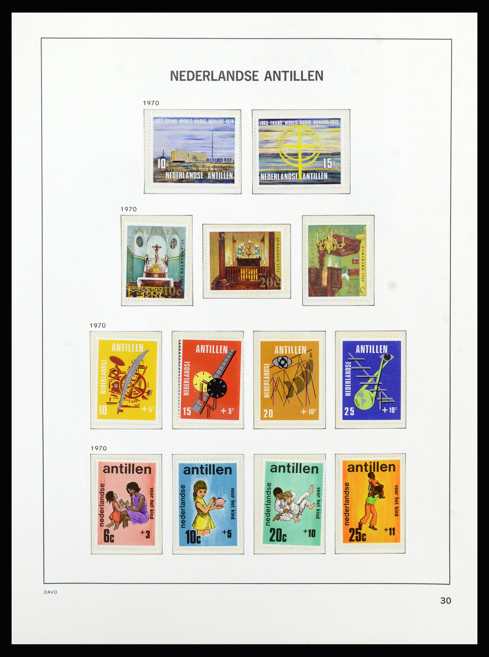 37182 039 - Postzegelverzameling 37182 Curaçao en Nederlandse Antillen 1873-2010.