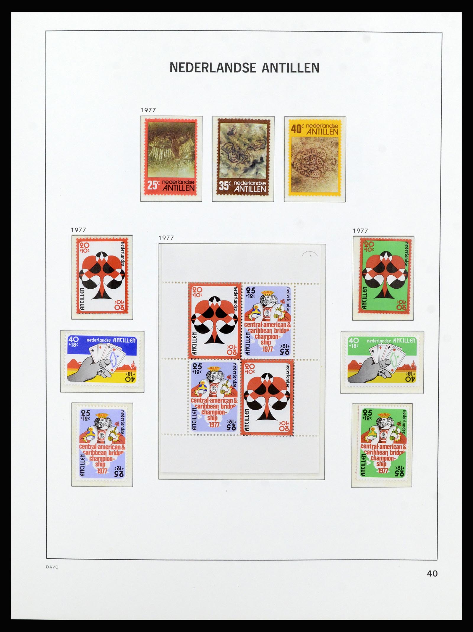 37182 049 - Postzegelverzameling 37182 Curaçao en Nederlandse Antillen 1873-2010.