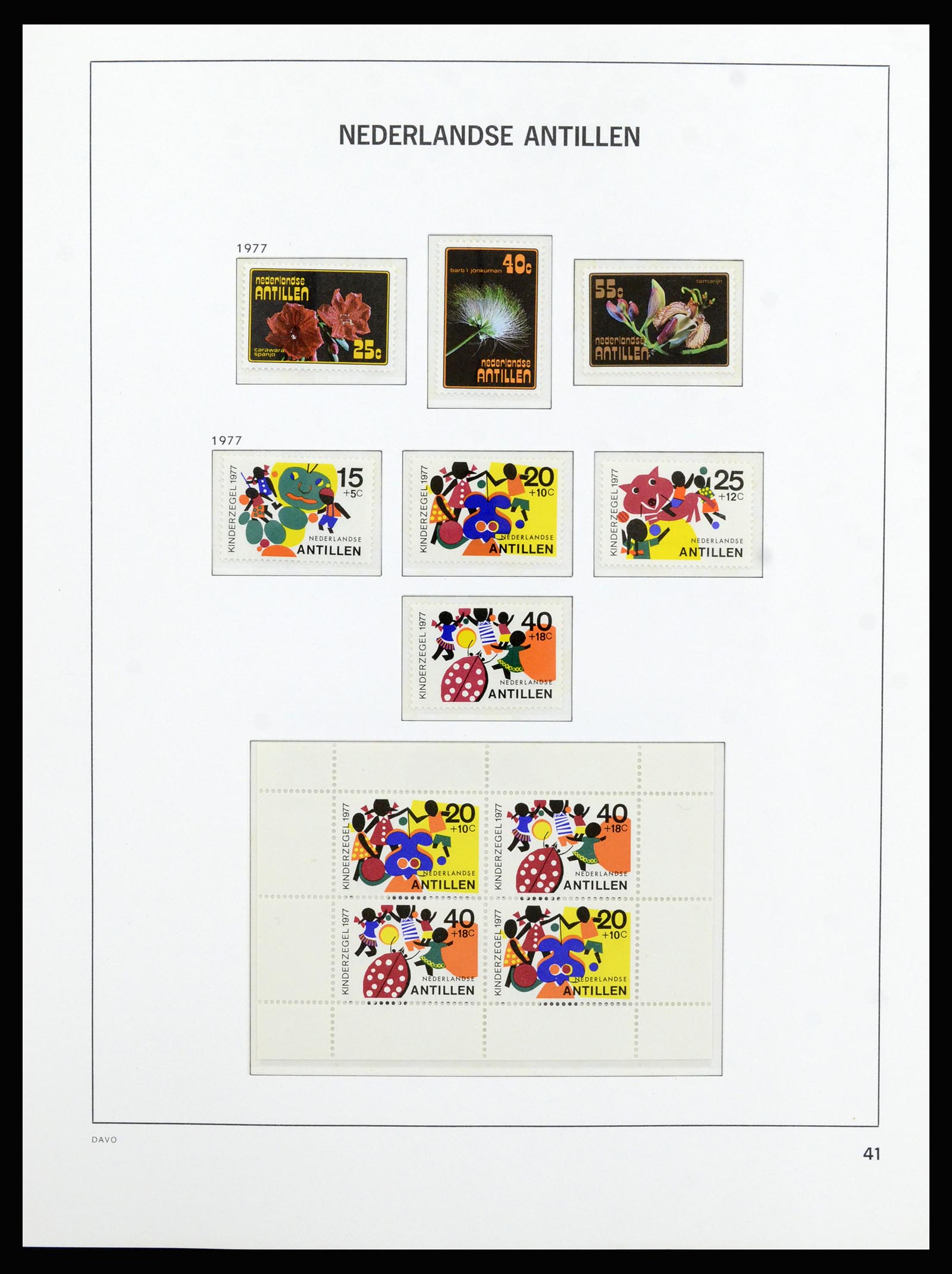 37182 050 - Postzegelverzameling 37182 Curaçao en Nederlandse Antillen 1873-2010.