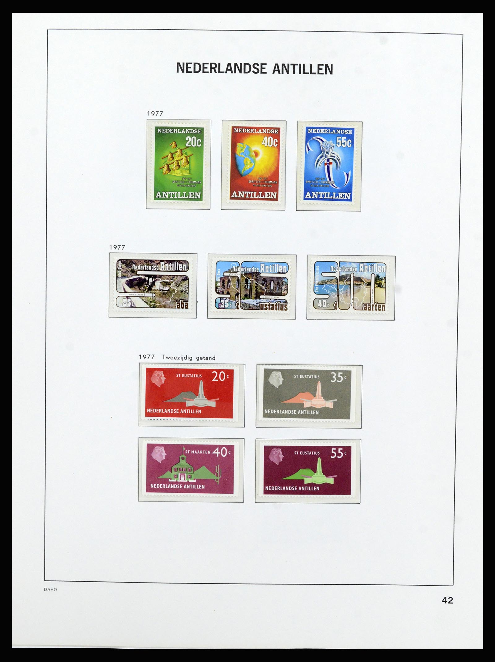 37182 051 - Postzegelverzameling 37182 Curaçao en Nederlandse Antillen 1873-2010.
