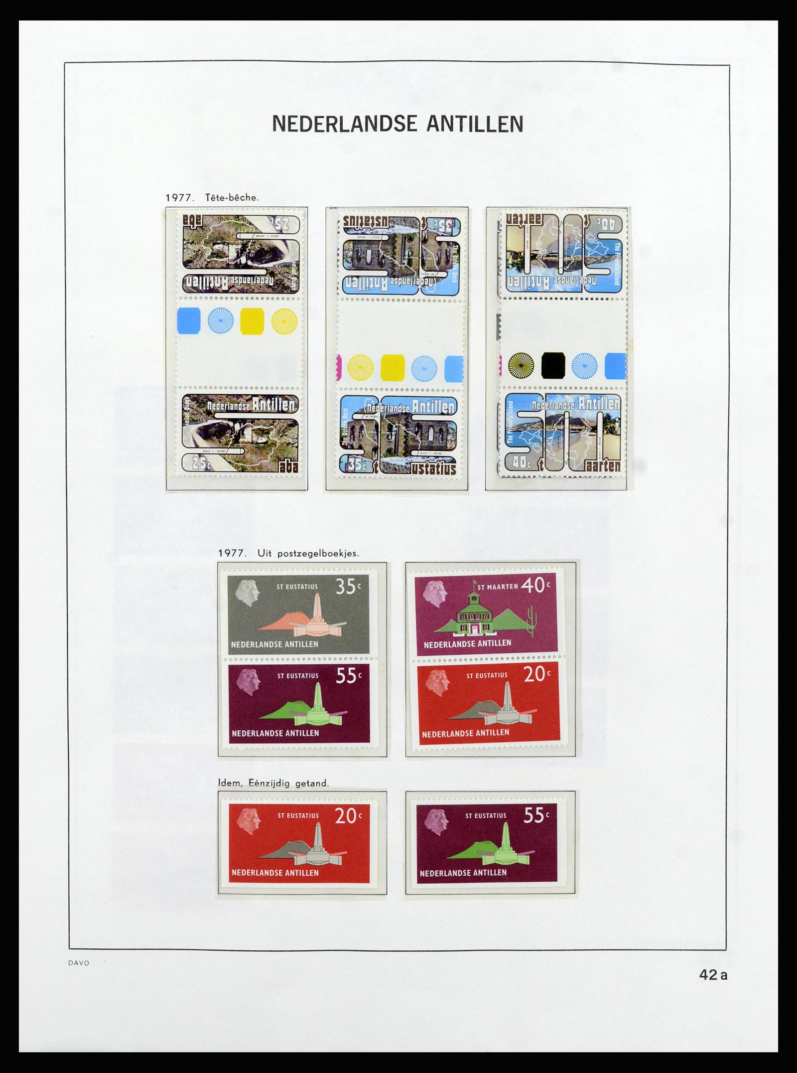 37182 052 - Postzegelverzameling 37182 Curaçao en Nederlandse Antillen 1873-2010.
