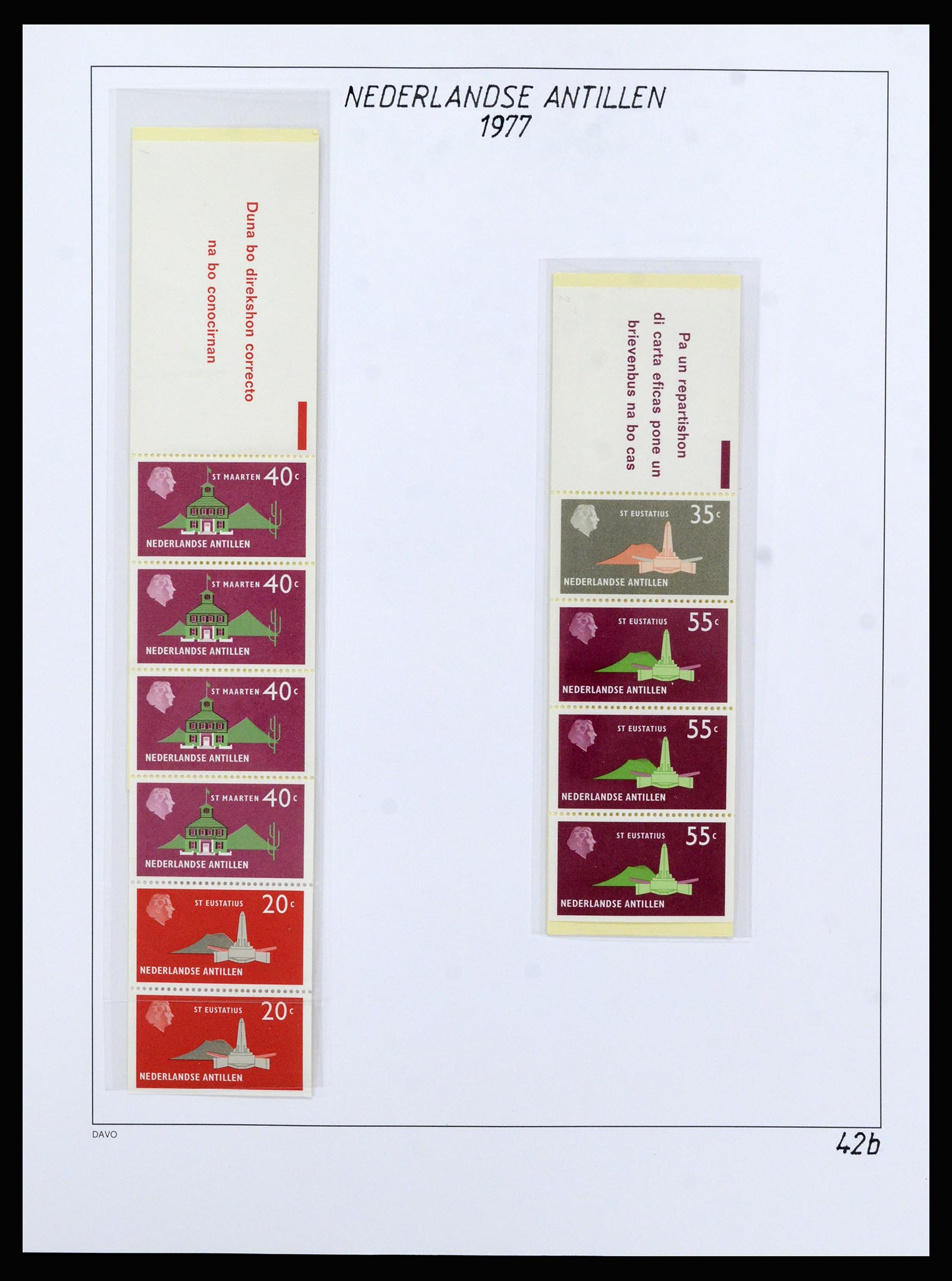 37182 053 - Postzegelverzameling 37182 Curaçao en Nederlandse Antillen 1873-2010.