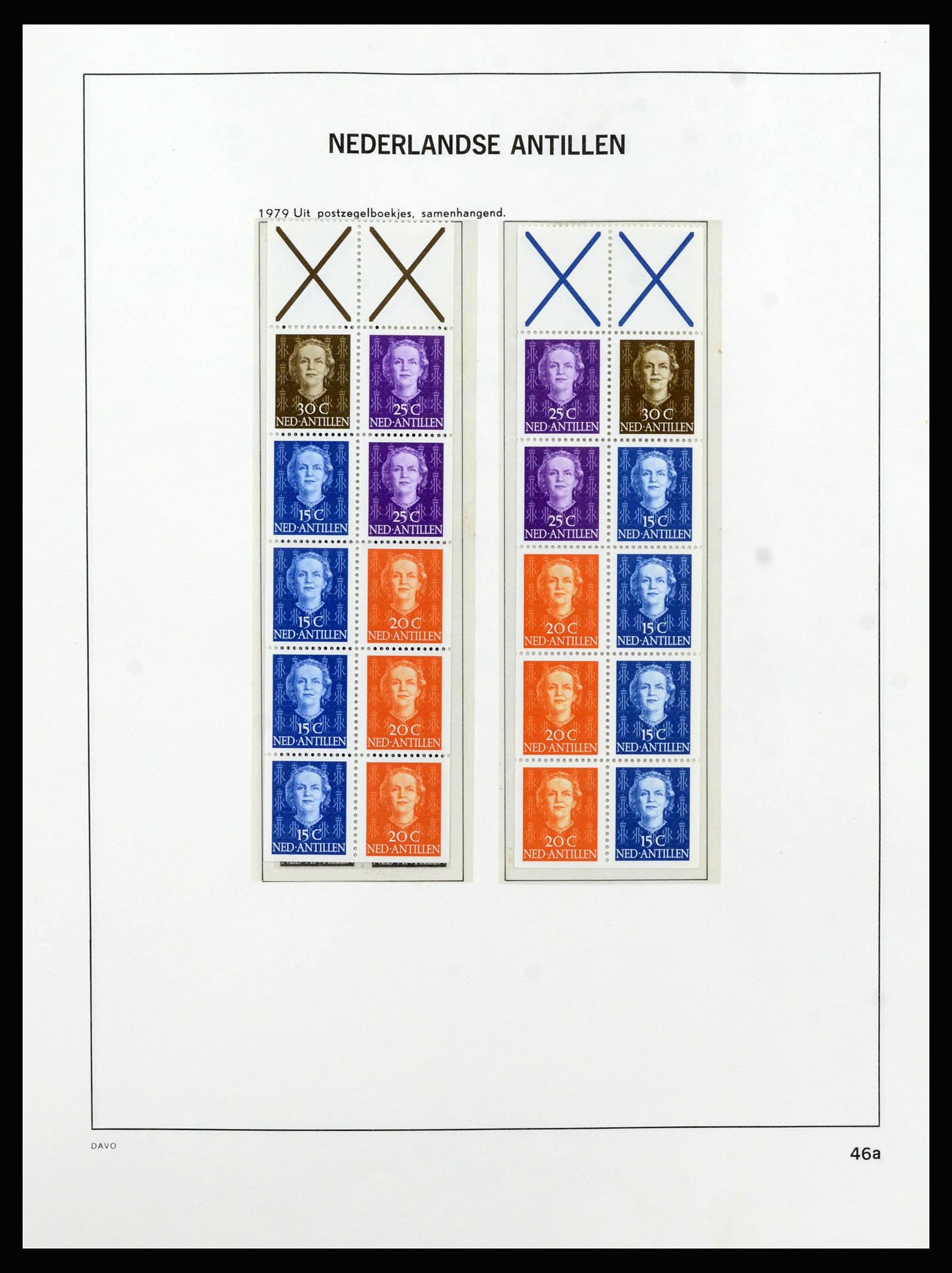 37182 059 - Postzegelverzameling 37182 Curaçao en Nederlandse Antillen 1873-2010.