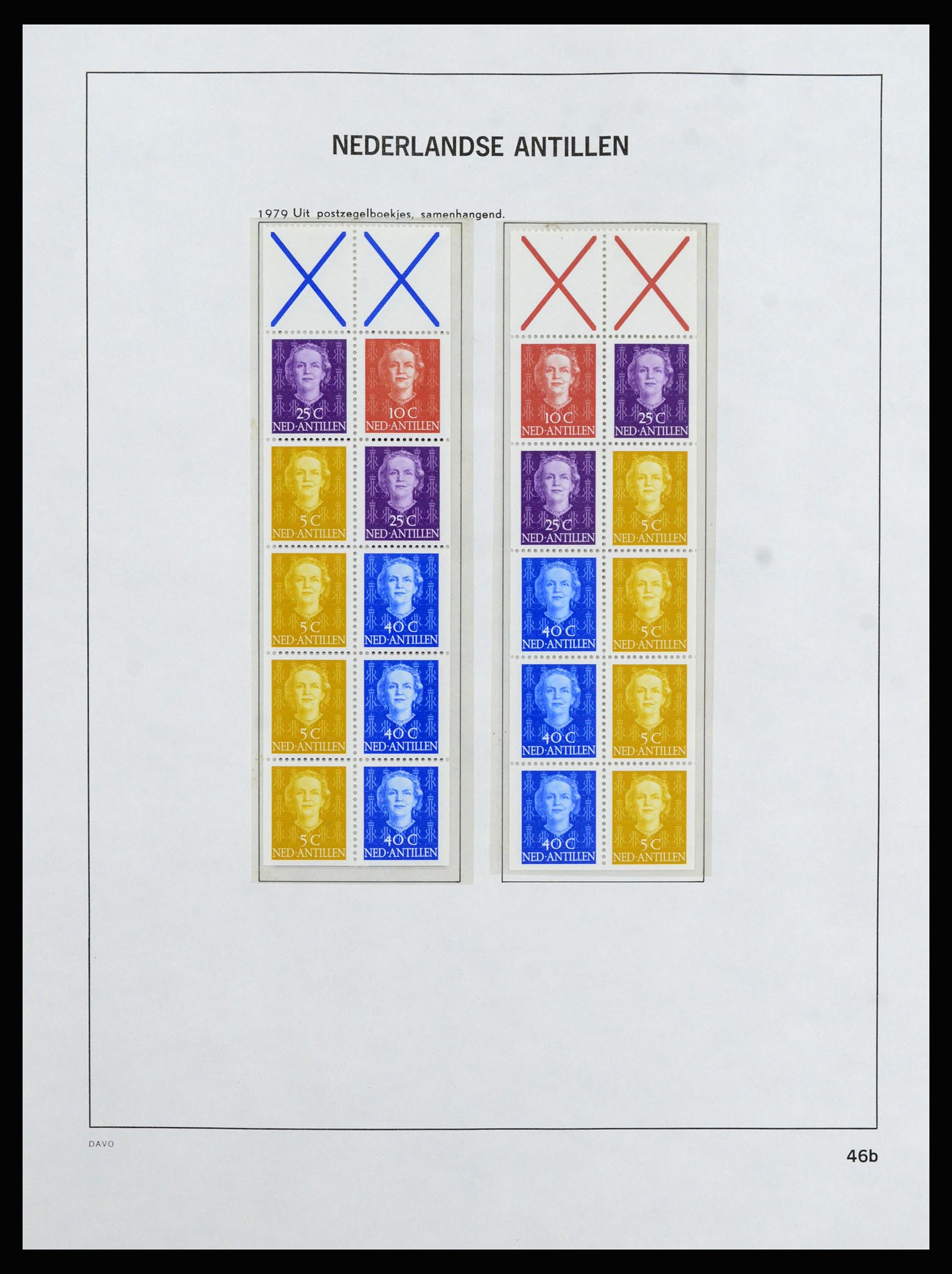 37182 060 - Postzegelverzameling 37182 Curaçao en Nederlandse Antillen 1873-2010.
