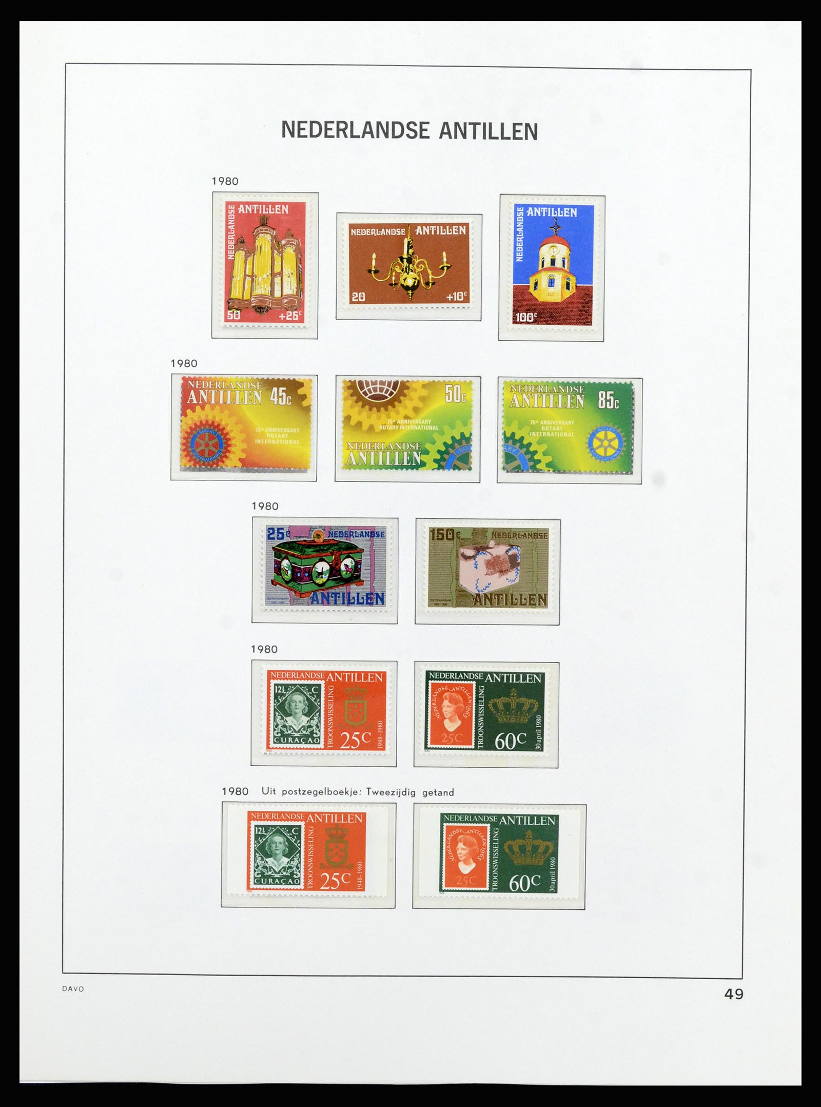 37182 063 - Stamp collection 37182 Curaçao and Dutch Antilles 1873-2010.