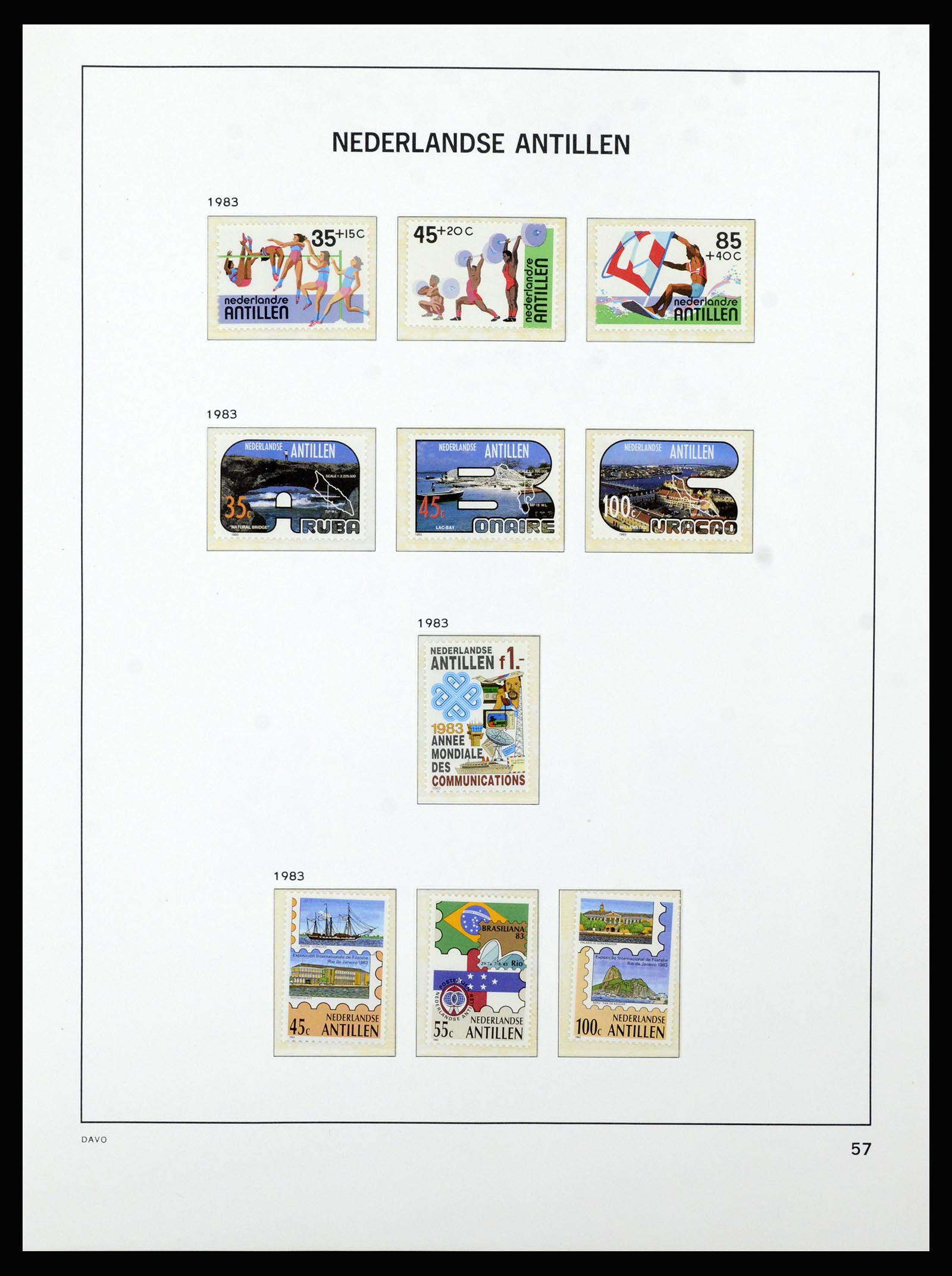 37182 072 - Stamp collection 37182 Curaçao and Dutch Antilles 1873-2010.