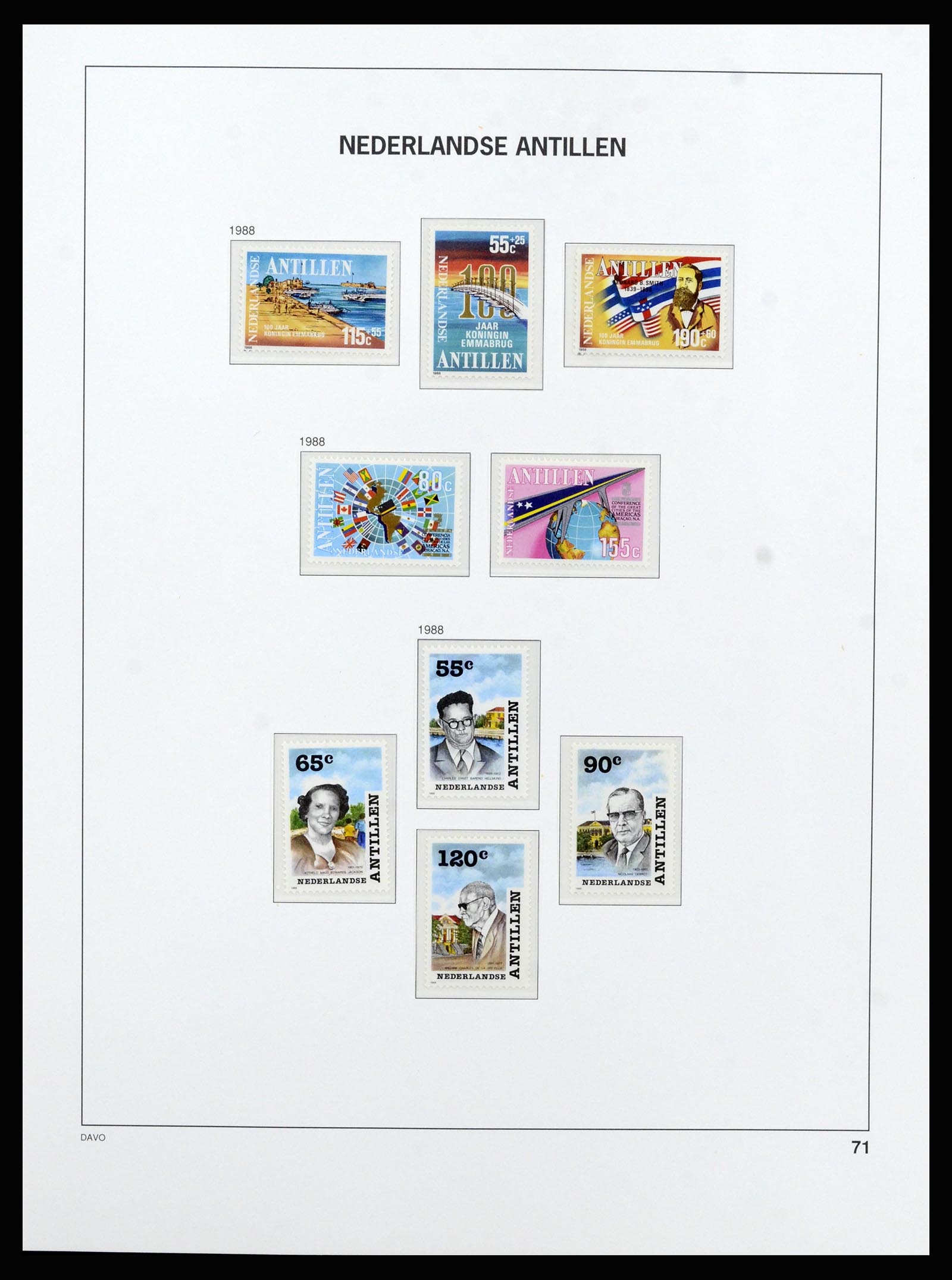 37182 088 - Stamp collection 37182 Curaçao and Dutch Antilles 1873-2010.