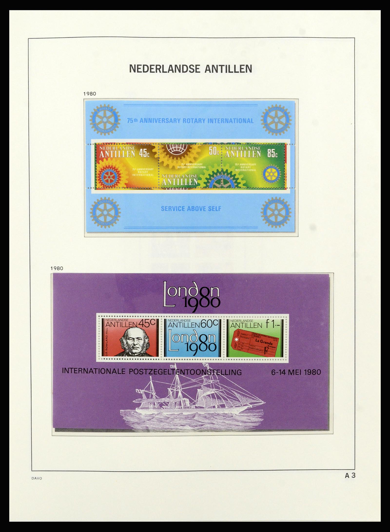 37182 187 - Stamp collection 37182 Curaçao and Dutch Antilles 1873-2010.