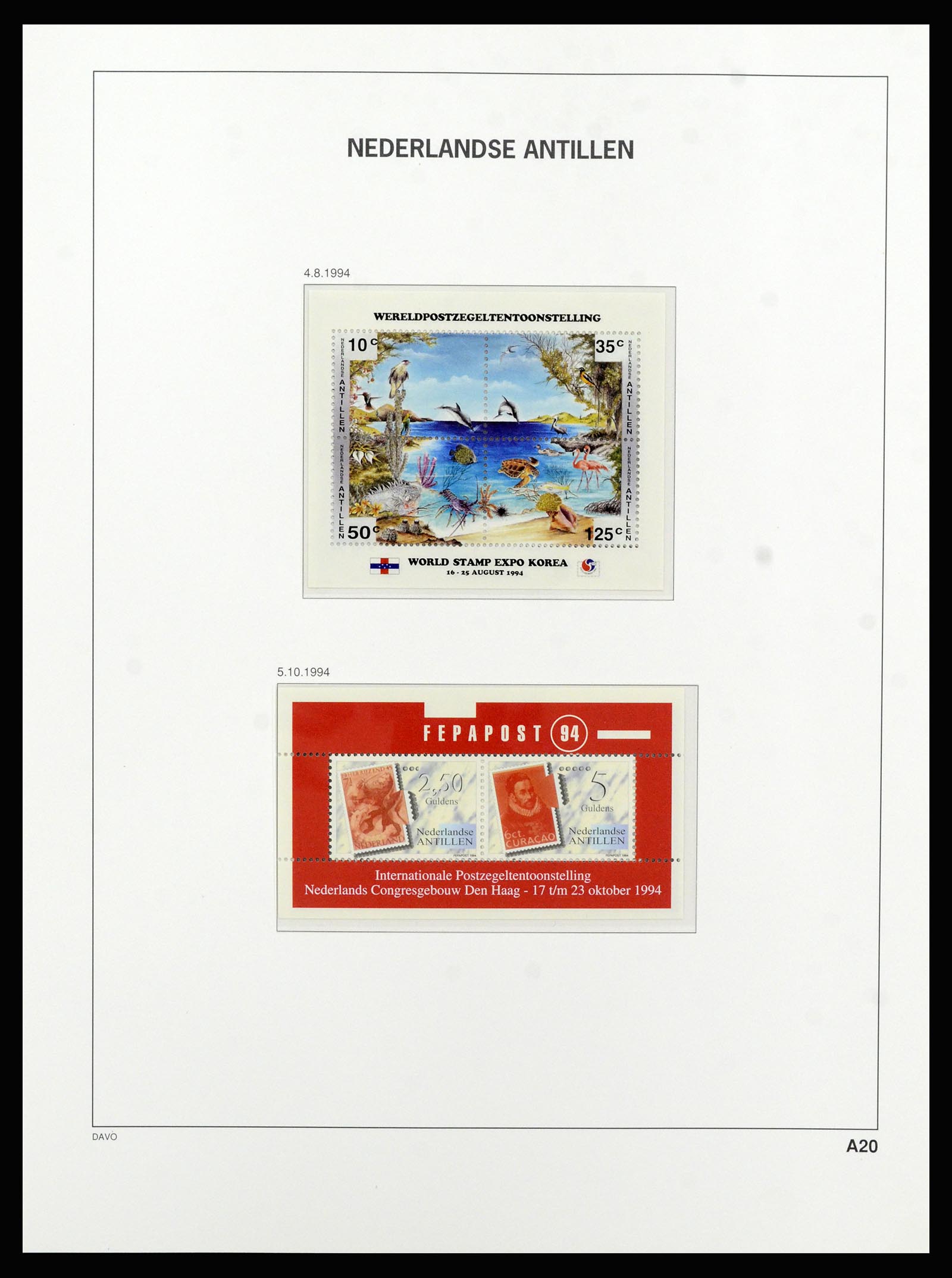 37182 204 - Stamp collection 37182 Curaçao and Dutch Antilles 1873-2010.