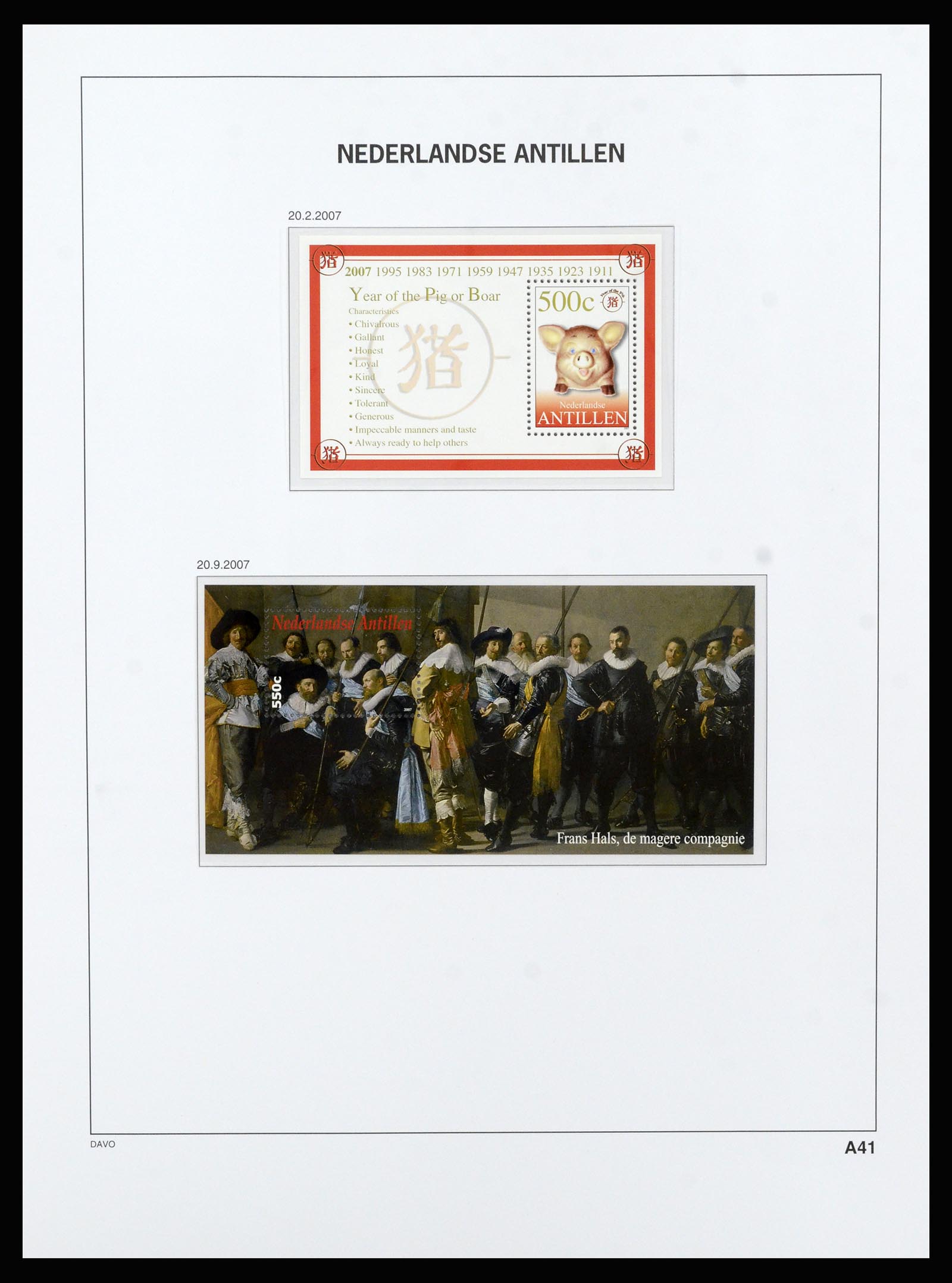 37182 225 - Postzegelverzameling 37182 Curaçao en Nederlandse Antillen 1873-2010.