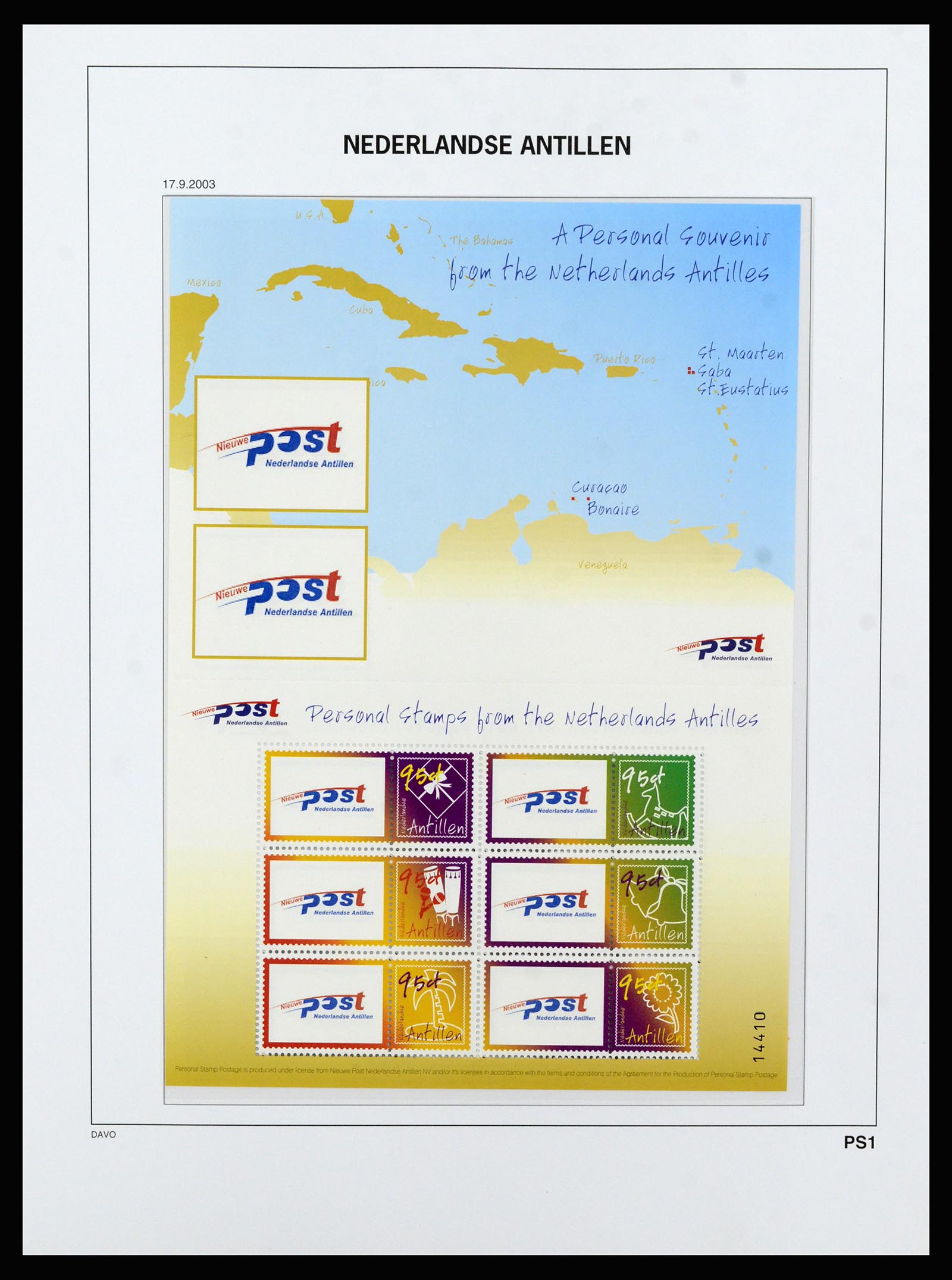 37182 233 - Postzegelverzameling 37182 Curaçao en Nederlandse Antillen 1873-2010.