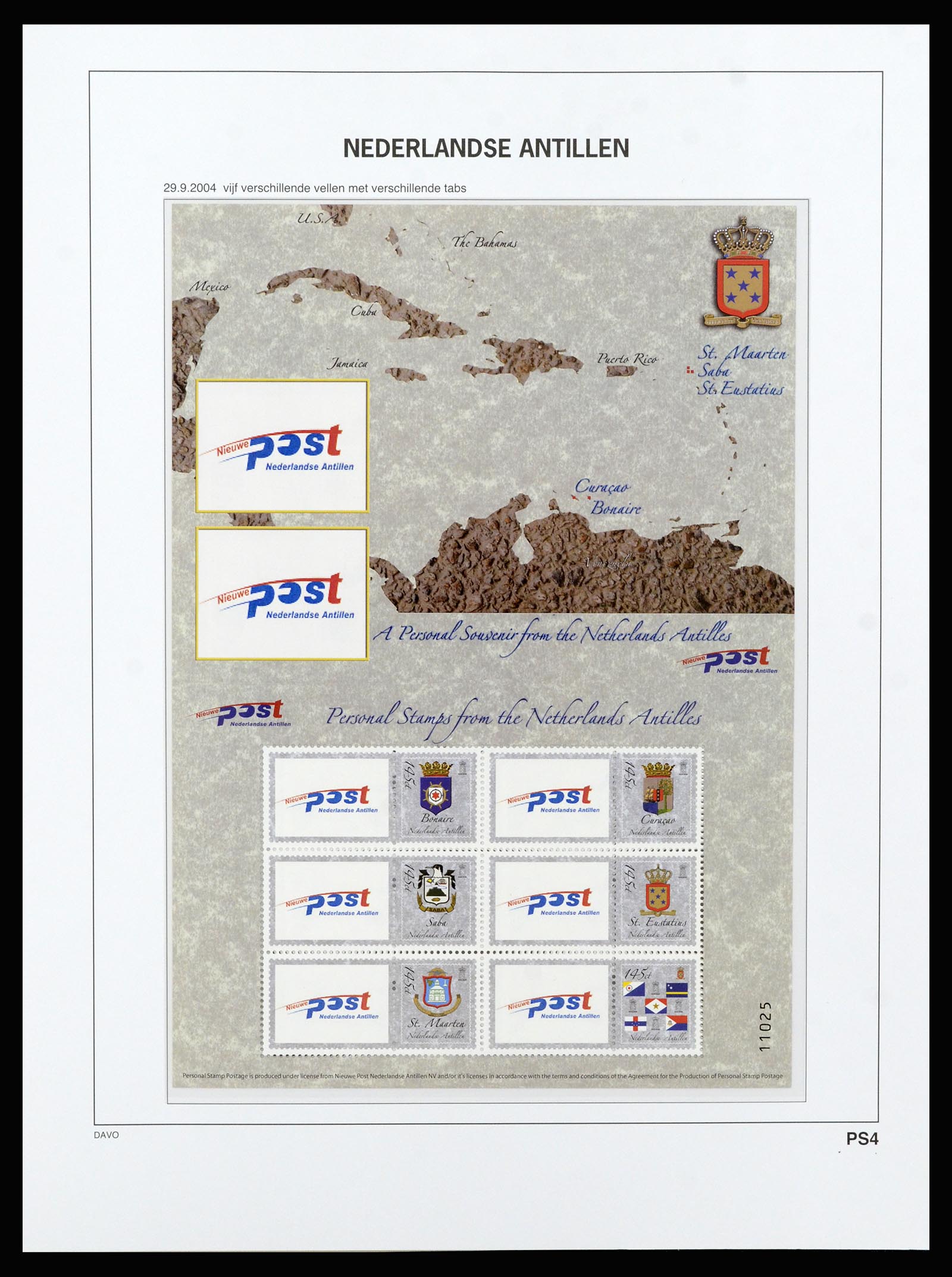 37182 237 - Postzegelverzameling 37182 Curaçao en Nederlandse Antillen 1873-2010.
