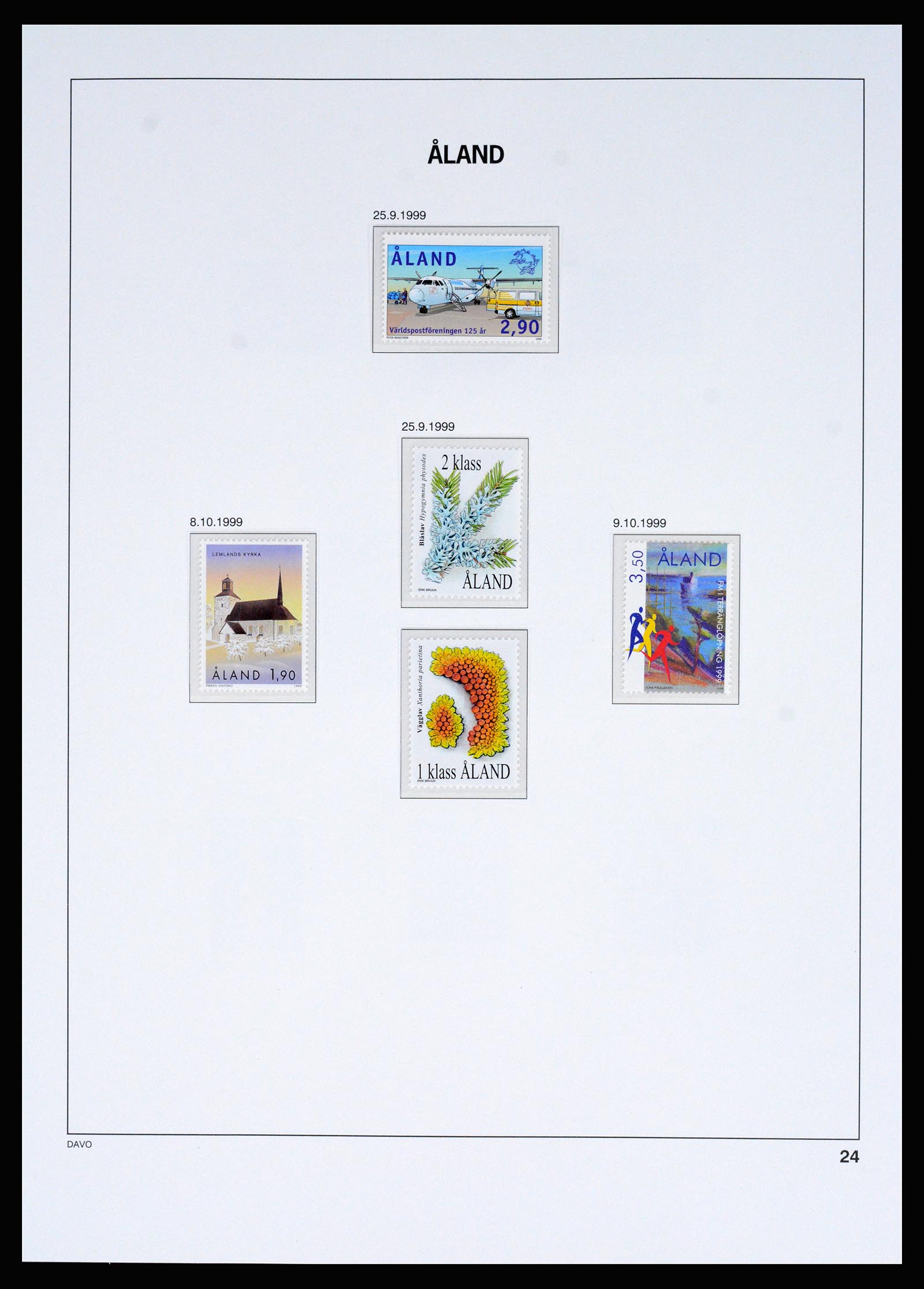 37184 018 - Postzegelverzameling 37184 Aland 1990-2018.