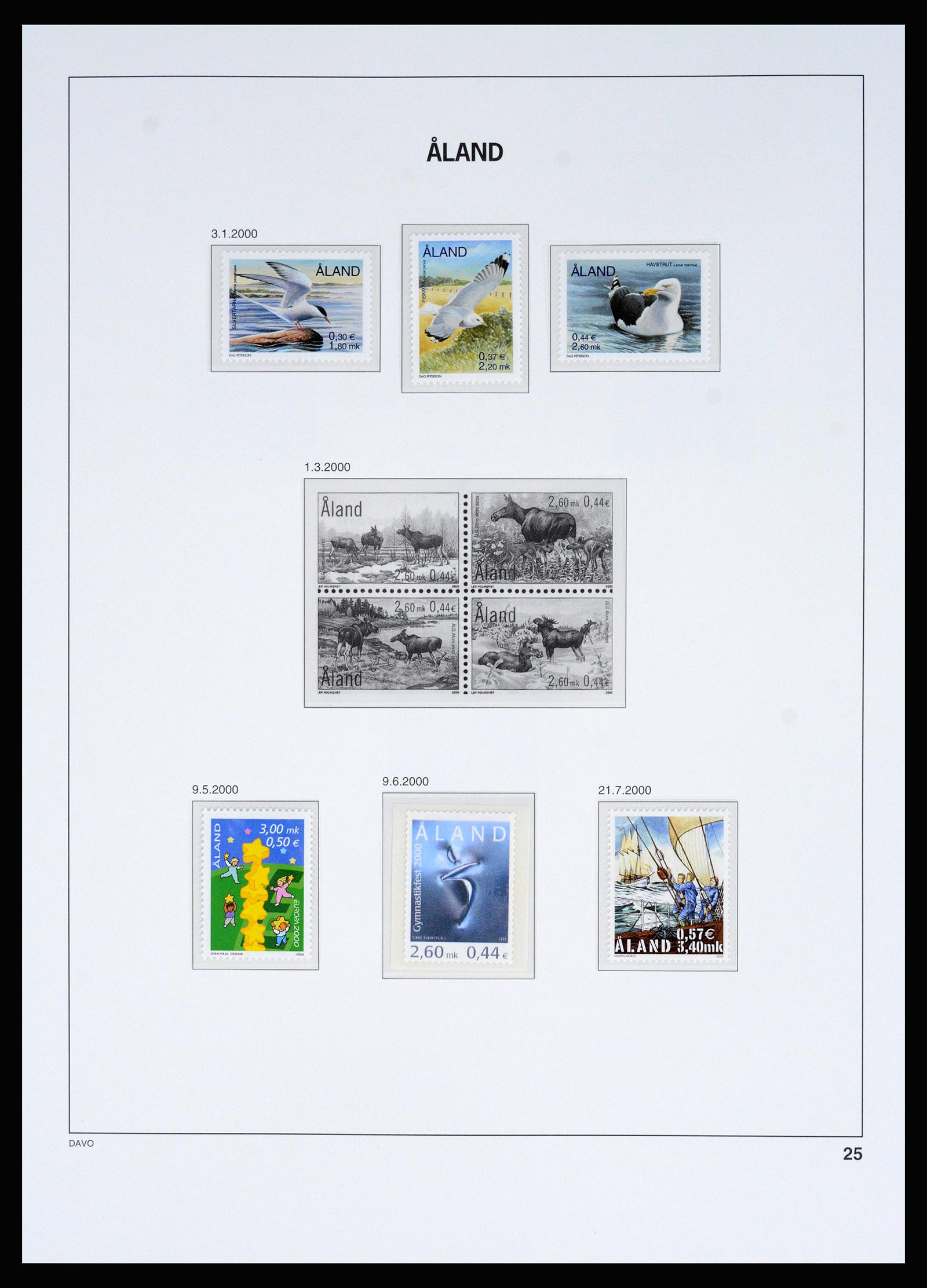 37184 019 - Postzegelverzameling 37184 Aland 1990-2018.