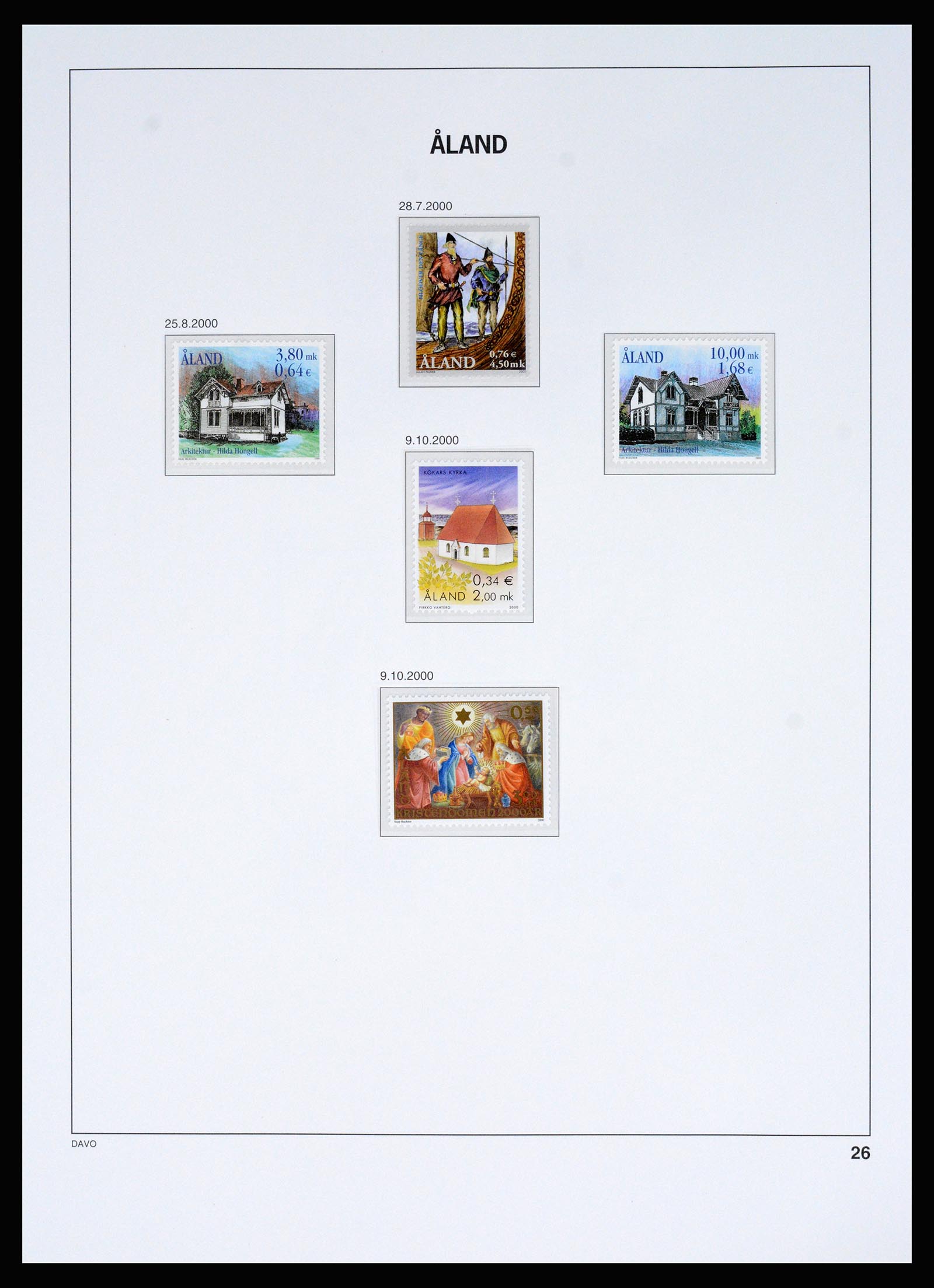 37184 020 - Postzegelverzameling 37184 Aland 1990-2018.