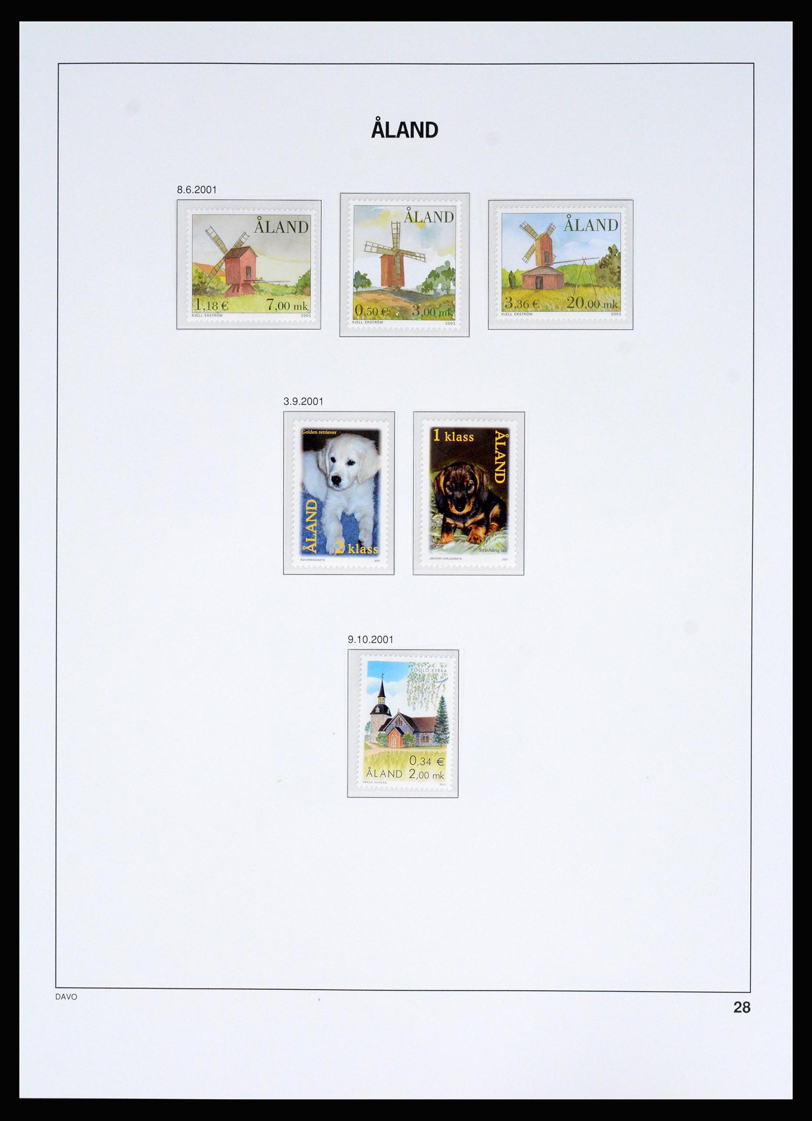 37184 022 - Postzegelverzameling 37184 Aland 1990-2018.