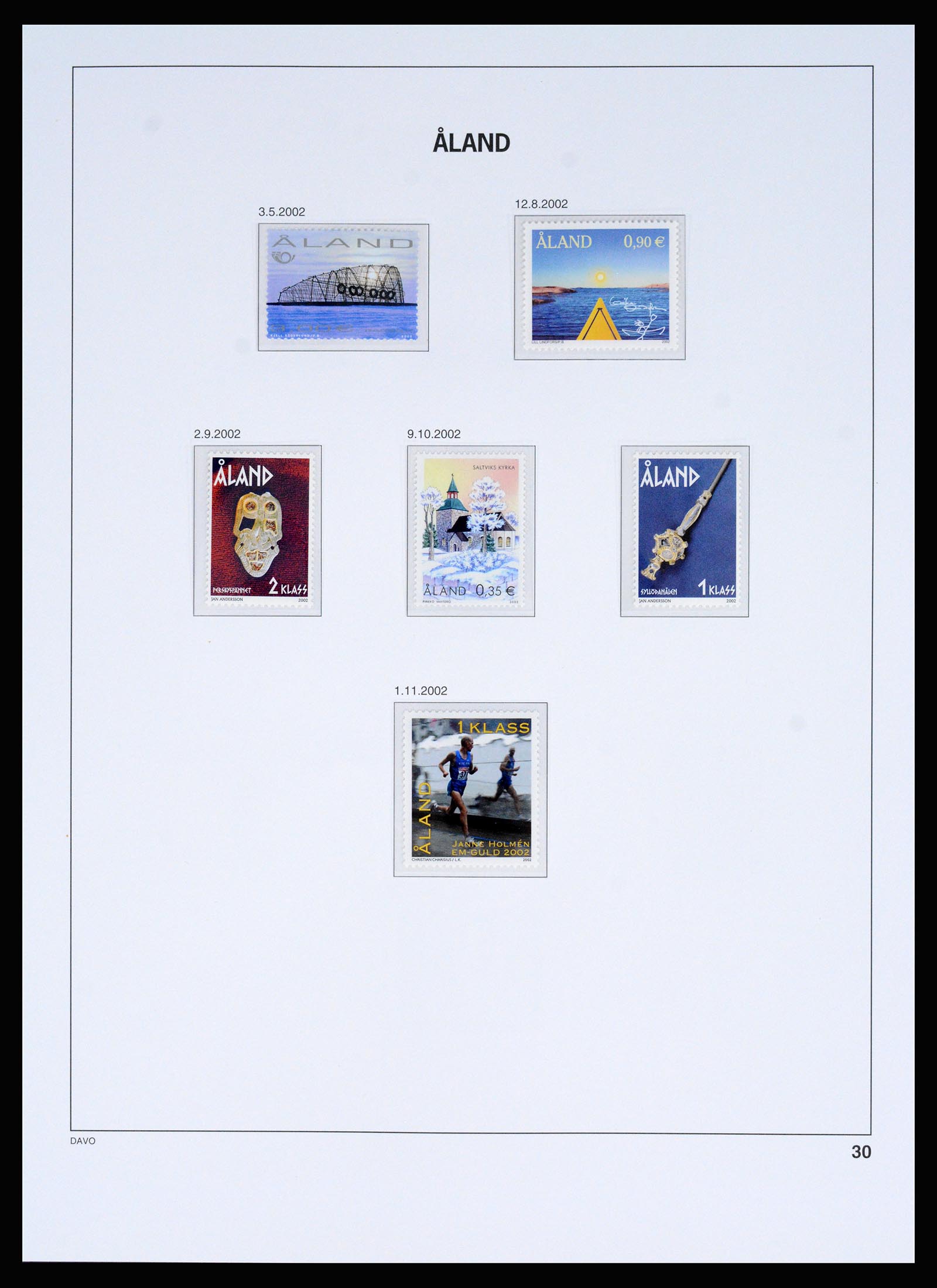 37184 024 - Postzegelverzameling 37184 Aland 1990-2018.