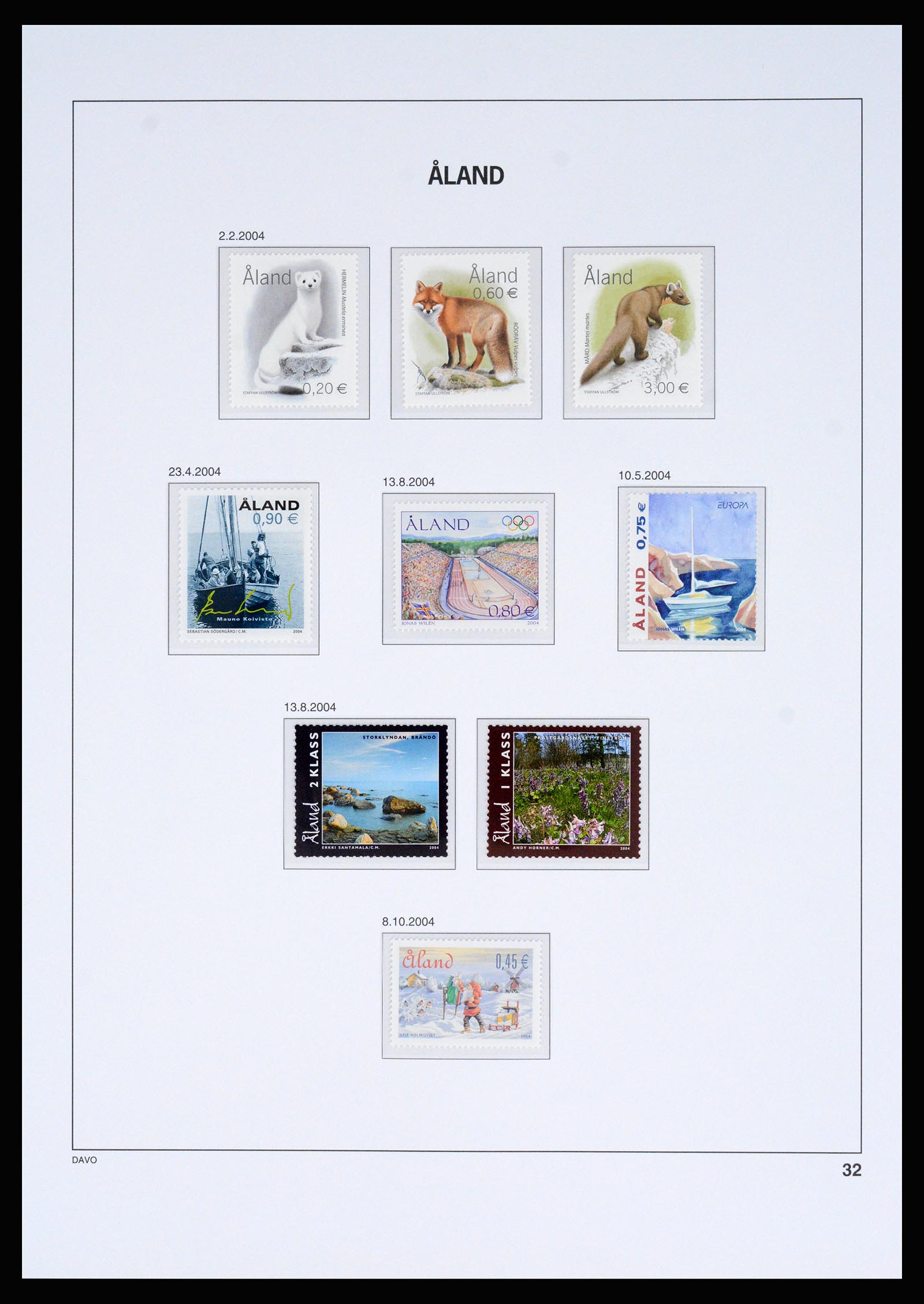 37184 026 - Postzegelverzameling 37184 Aland 1990-2018.