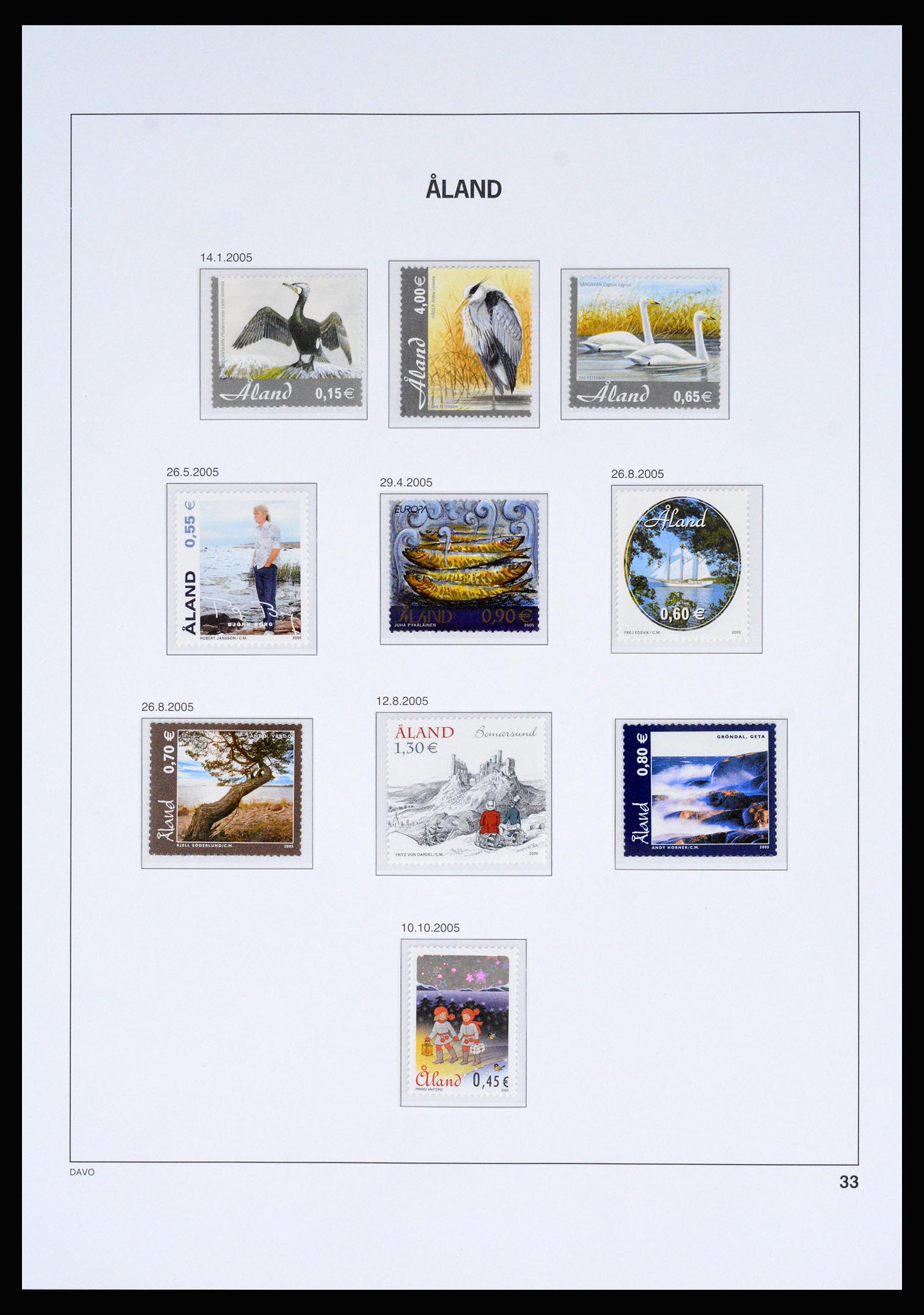 37184 027 - Postzegelverzameling 37184 Aland 1990-2018.