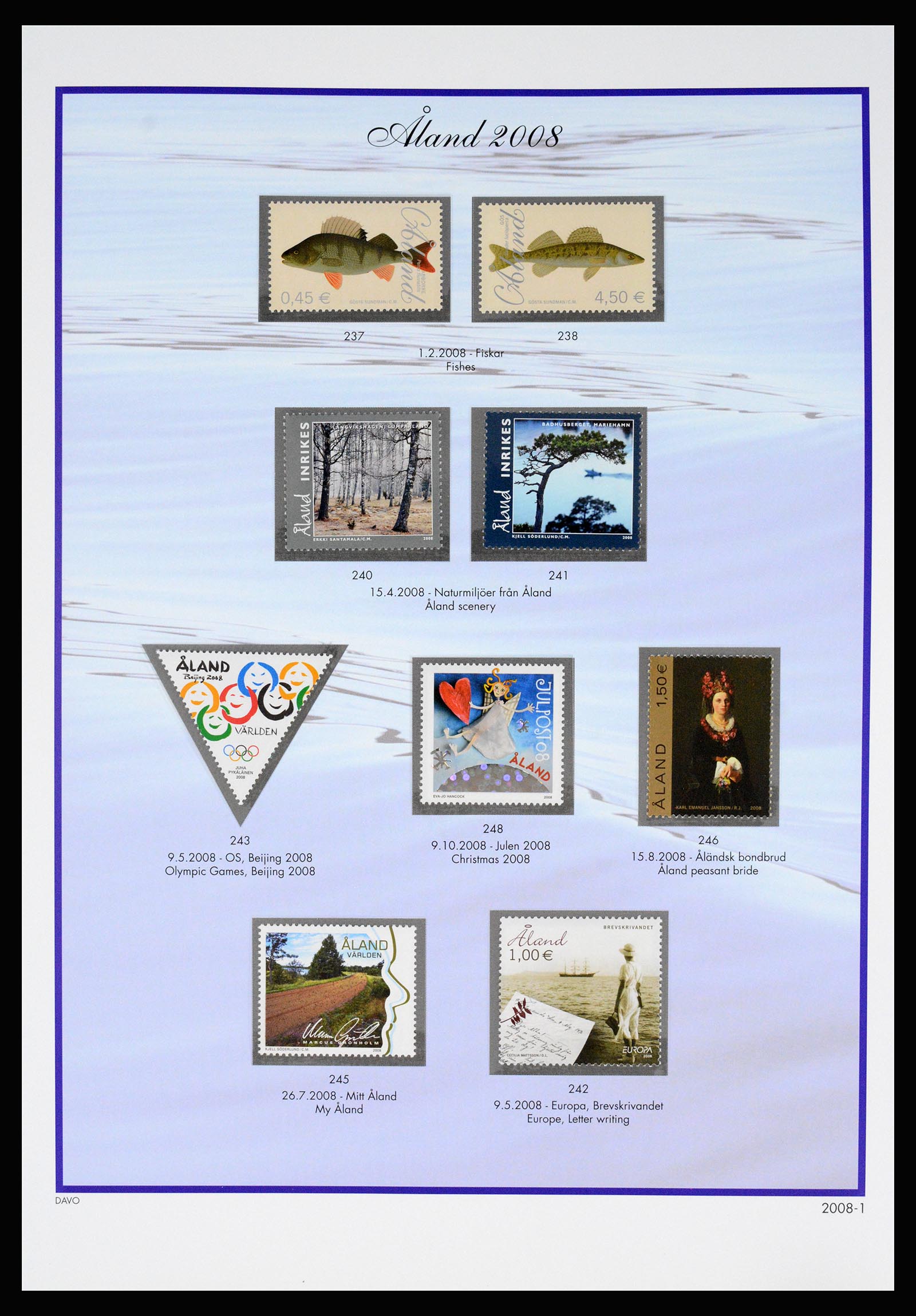 37184 030 - Postzegelverzameling 37184 Aland 1990-2018.