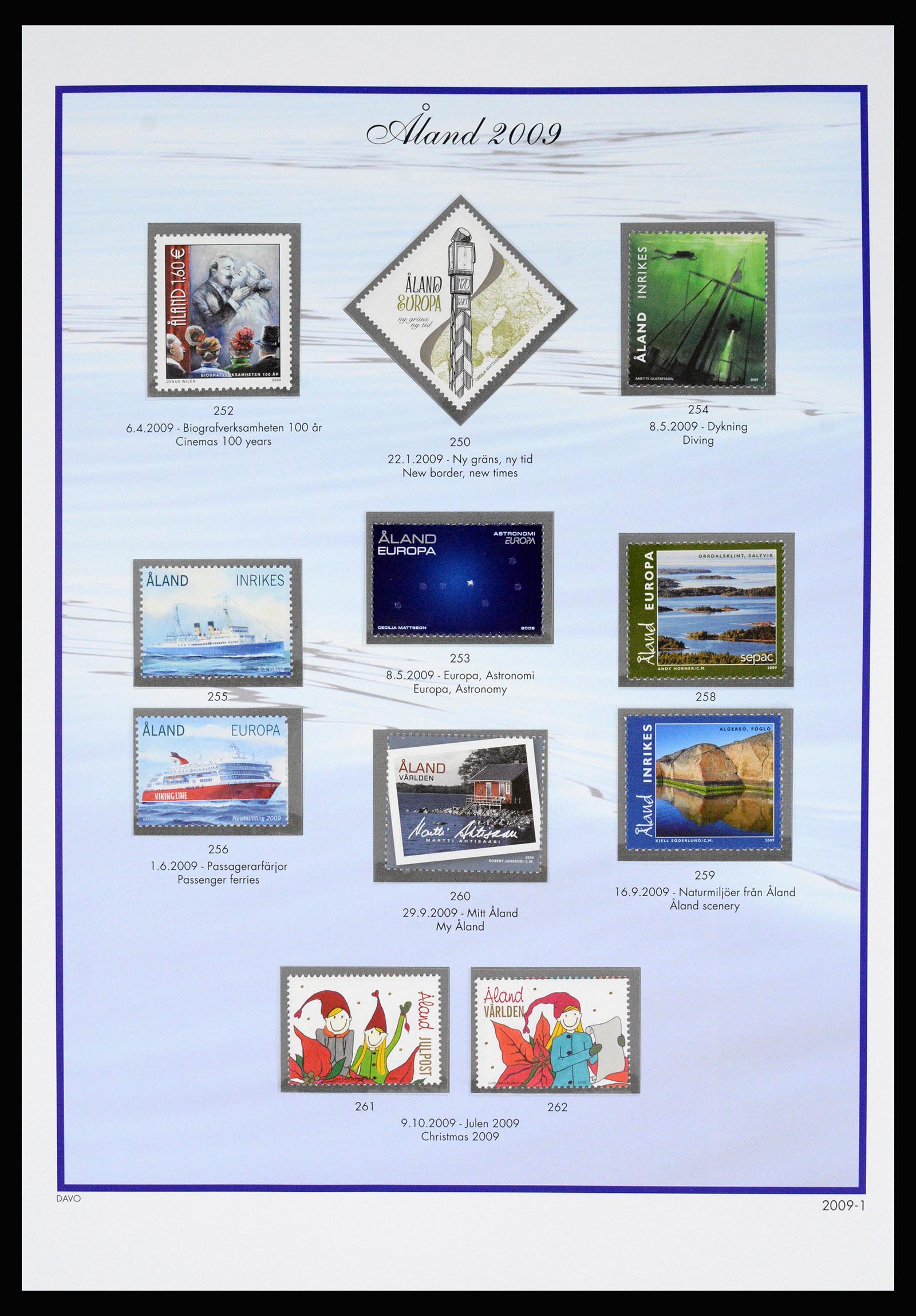 37184 031 - Postzegelverzameling 37184 Aland 1990-2018.